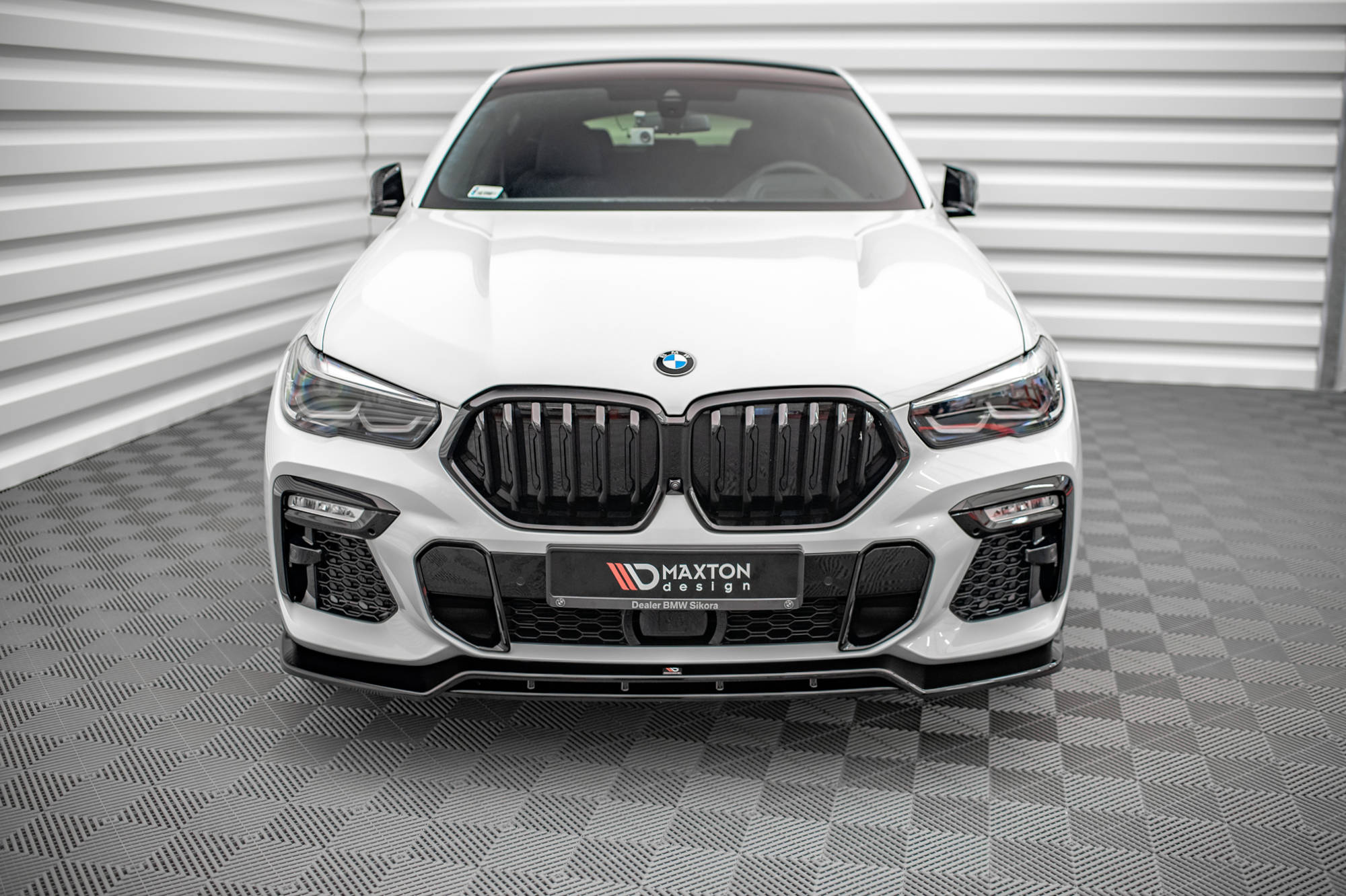 Etusplitteri (V2) BMW X6 M-Pack G06, Maxton-2