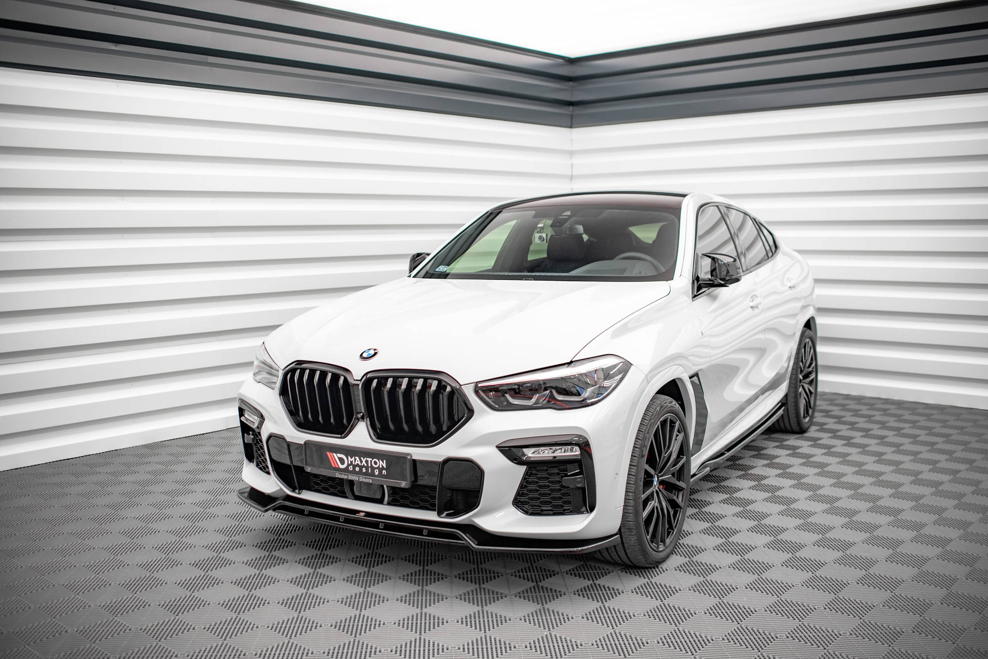 Etusplitteri (V2) BMW X6 M-Pack G06, Maxton-3