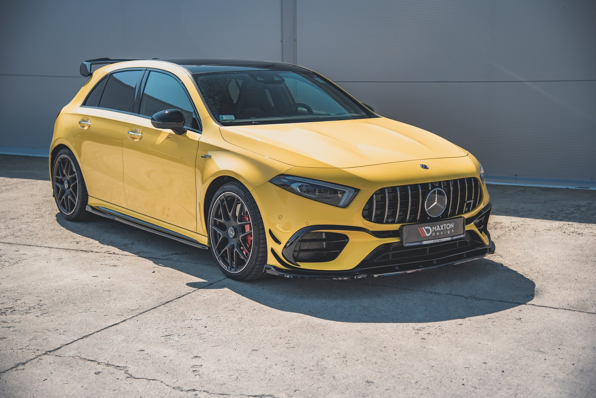 Etusplitteri (V2) Mercedes-AMG A 45 S Aero Pack W177, Maxton-2