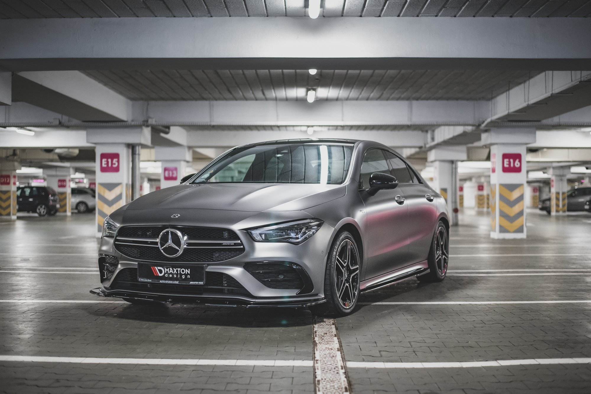 Etusplitteri (V2) Mercedes-AMG CLA 35 Aero C118, Maxton-2