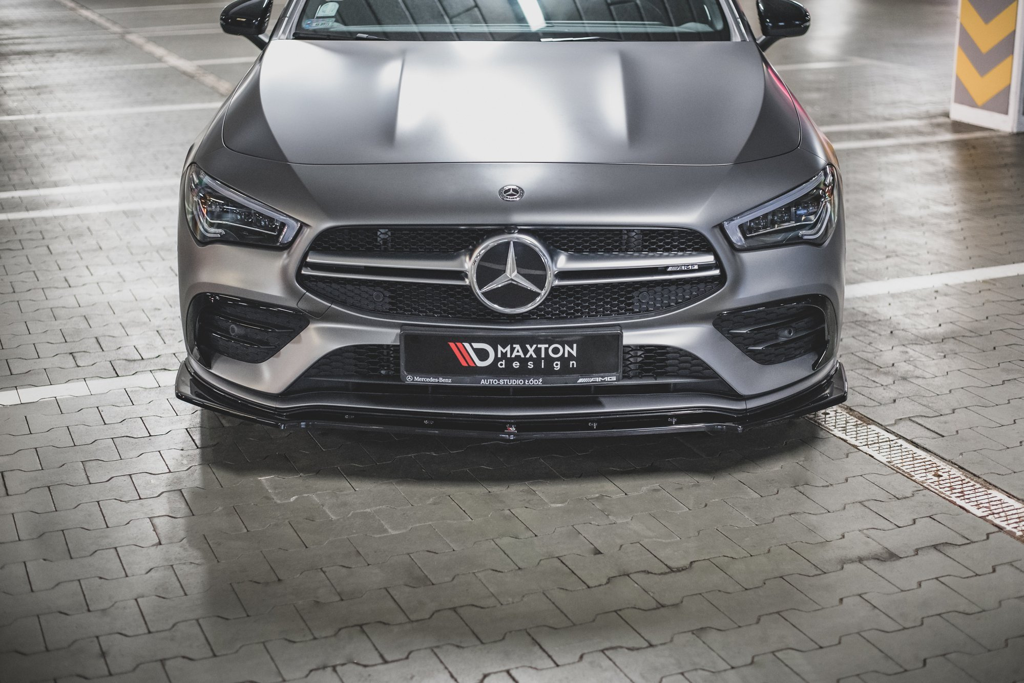 Etusplitteri (V2) Mercedes-AMG CLA 35 Aero C118, Maxton