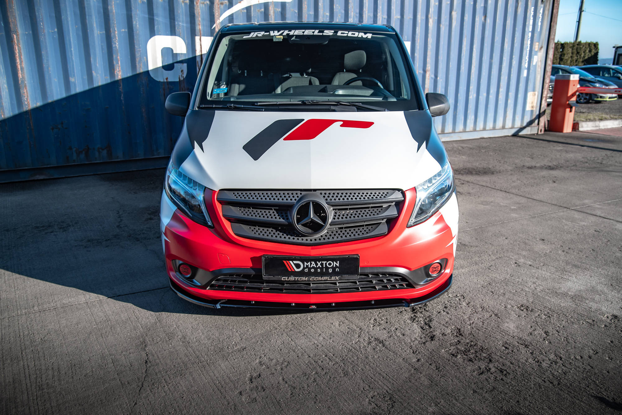 Etusplitteri (V2) Mercedes-Benz Vito W447 Facelift, Maxton-2