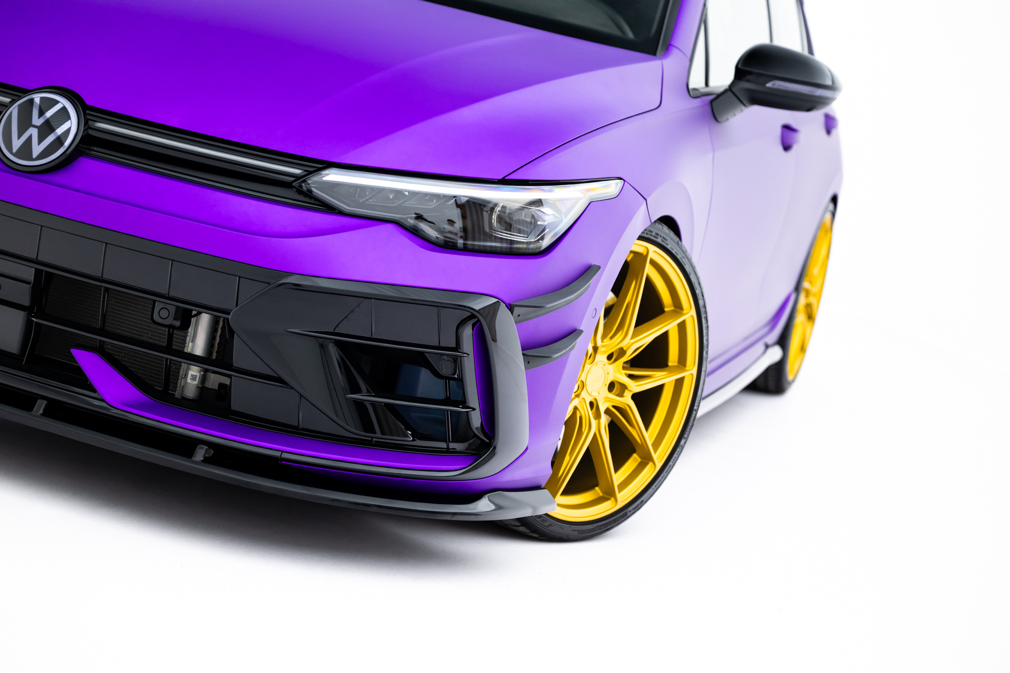 Etusplitteri (V2) Volkswagen Golf R Mk8 Facelift, Maxton-3