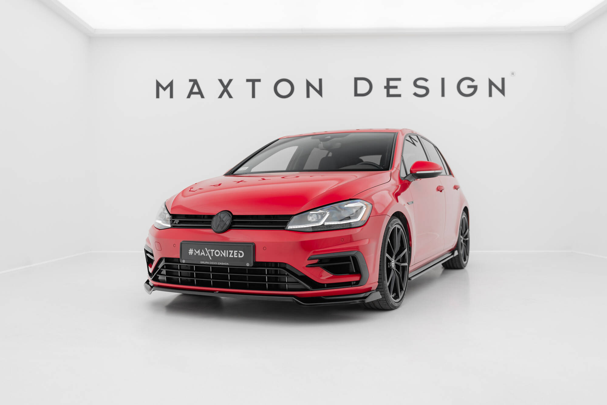 Etusplitteri (V2) Volkswagen Golf R / R-Line Mk7 Facelift, Maxton