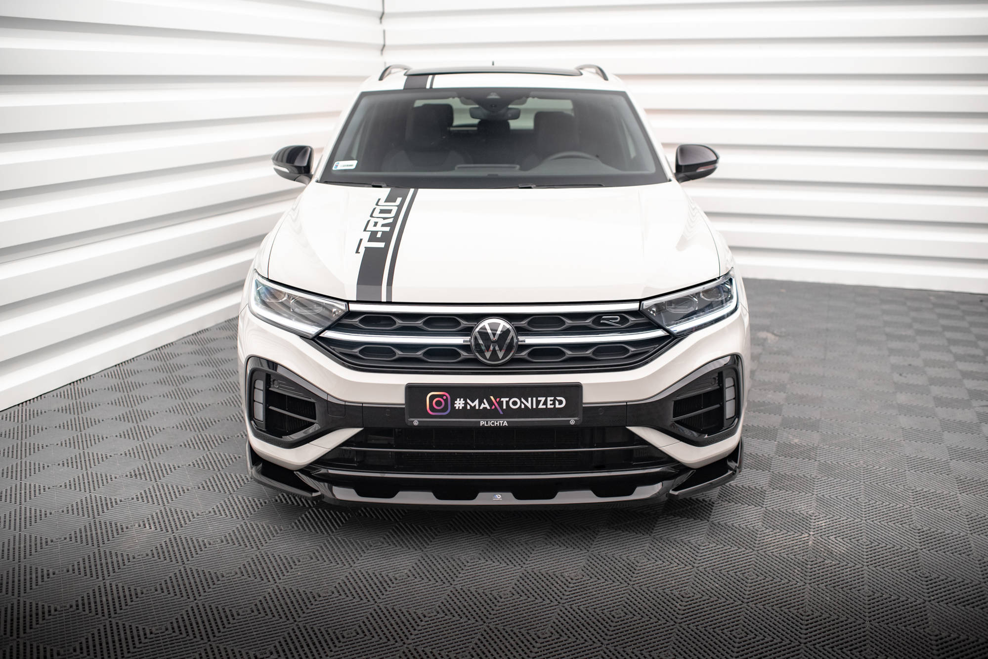 Etusplitteri (V2) Volkswagen T-Roc R / R-Line Mk1 Facelift, Maxton-2