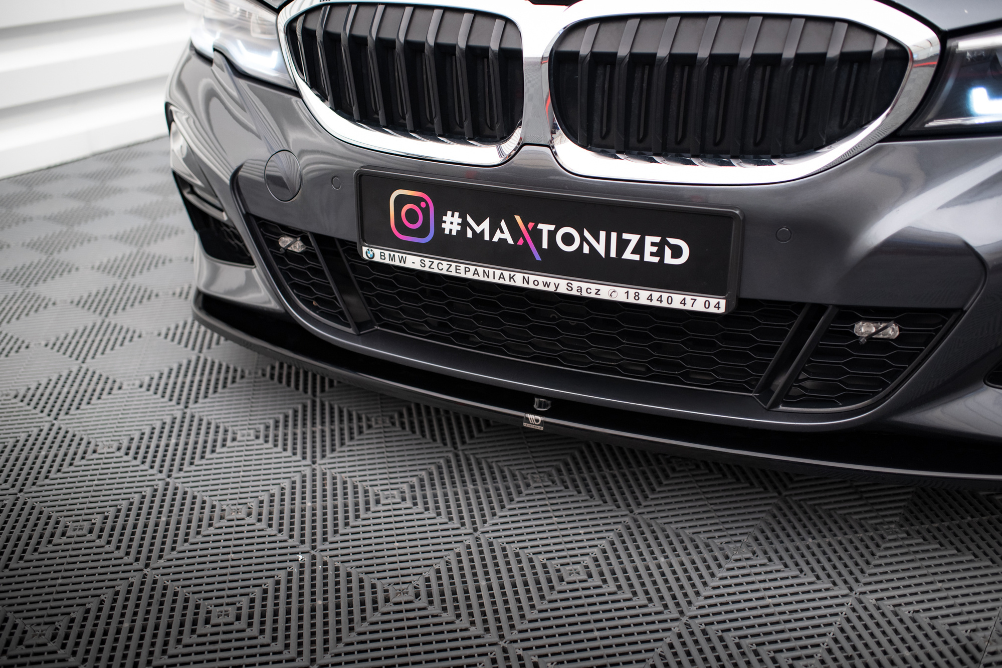 Etusplitteri (V3) BMW 3 M-Pack G20, Maxton-2