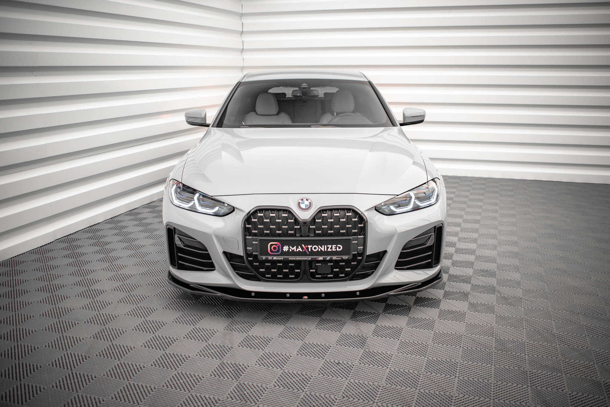 Etusplitteri (V3) BMW 4 / i4 Gran Coupe M-Pack / M440i G26, Maxton-2