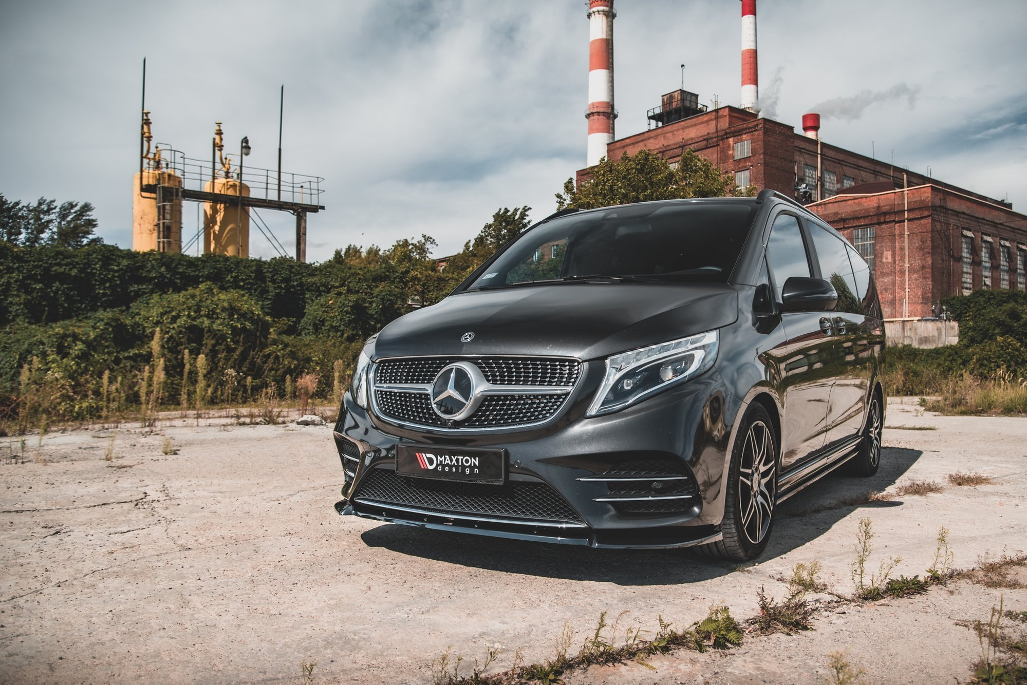 Etusplitteri (V3) Mercedes-Benz V-Class AMG-Line W447, Maxton-3