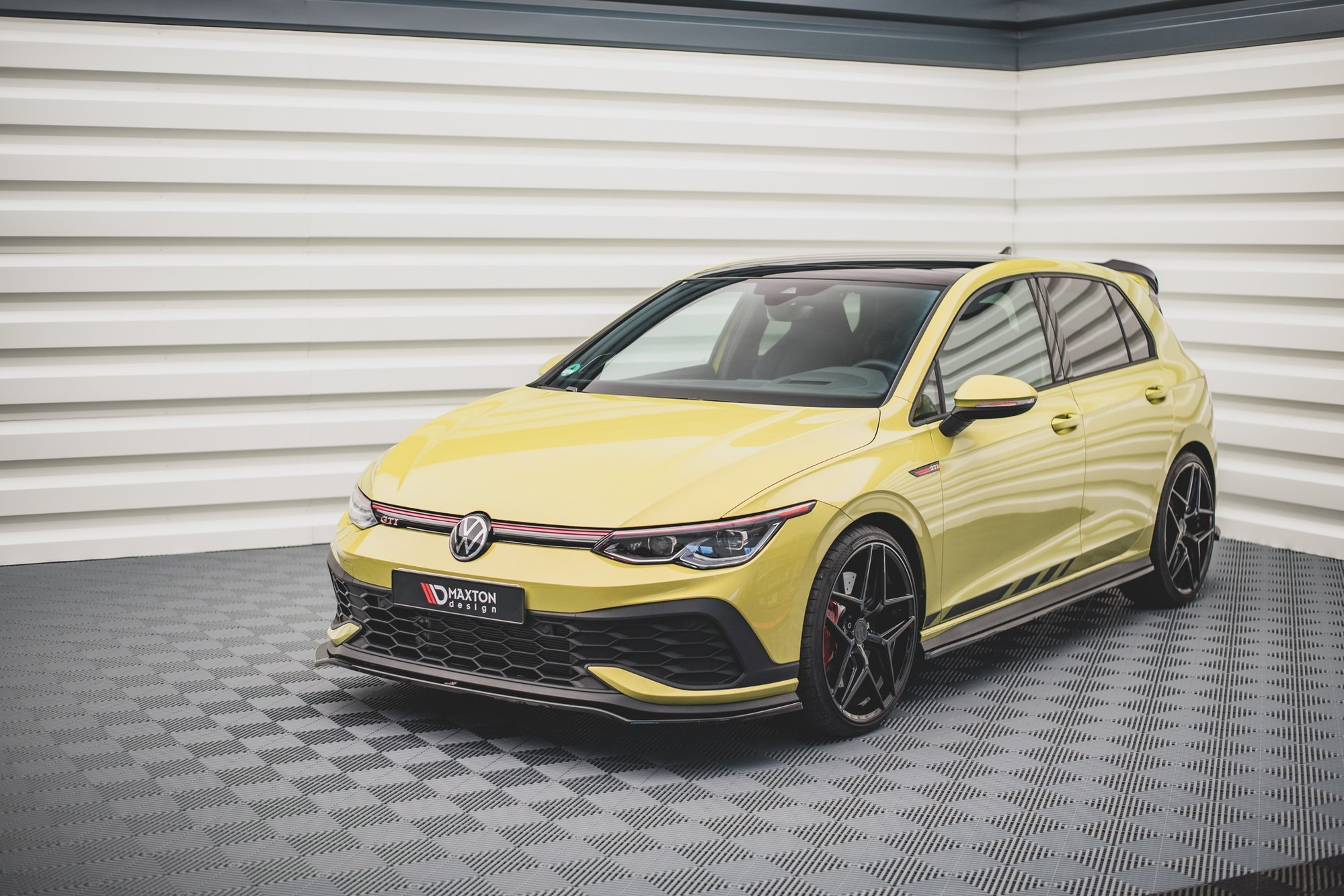 Etusplitteri (V3) Volkswagen Golf GTI Clubsport Mk8, Maxton