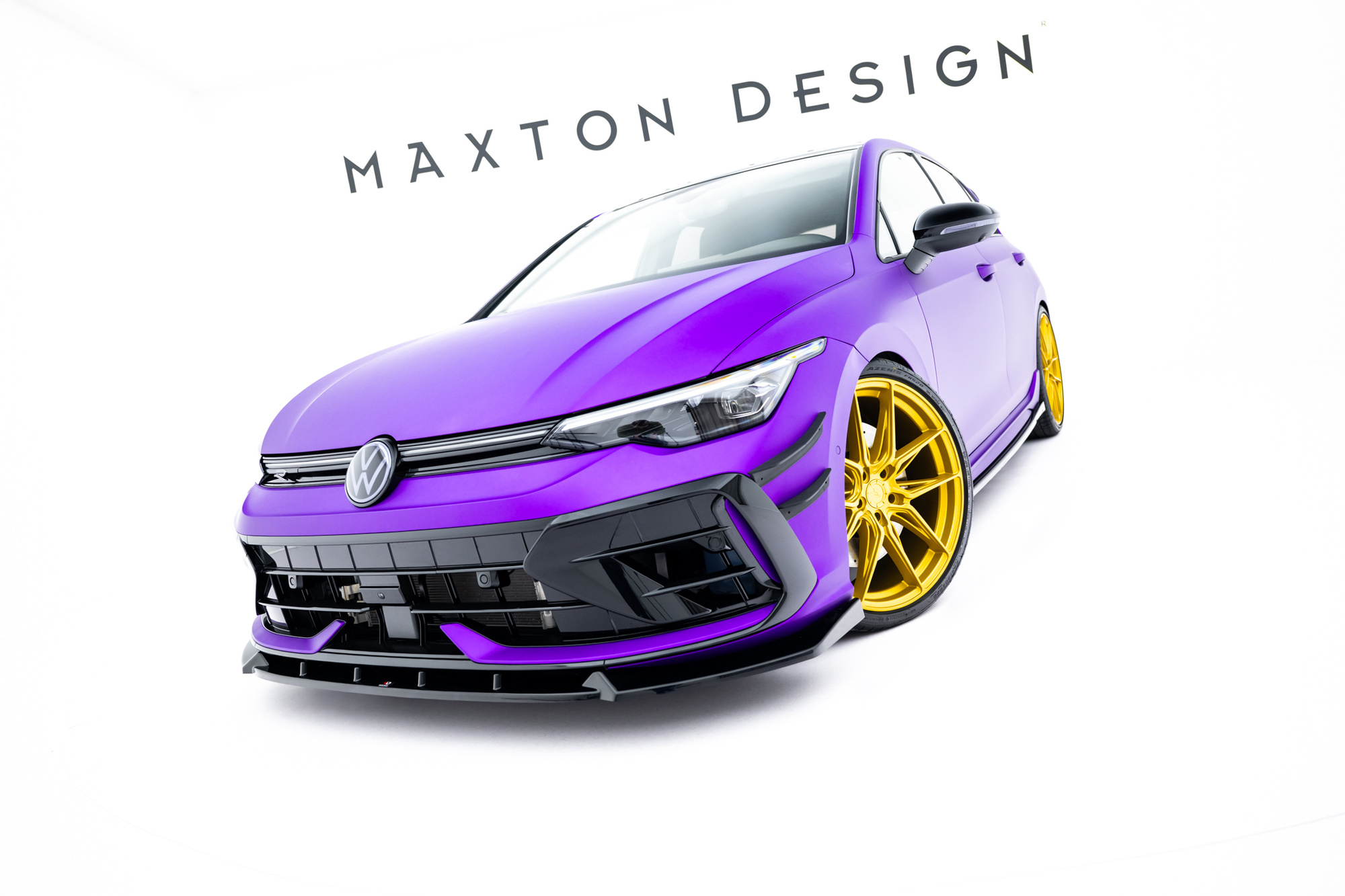 Etusplitteri (V3) Volkswagen Golf R Mk8 Facelift, Maxton
