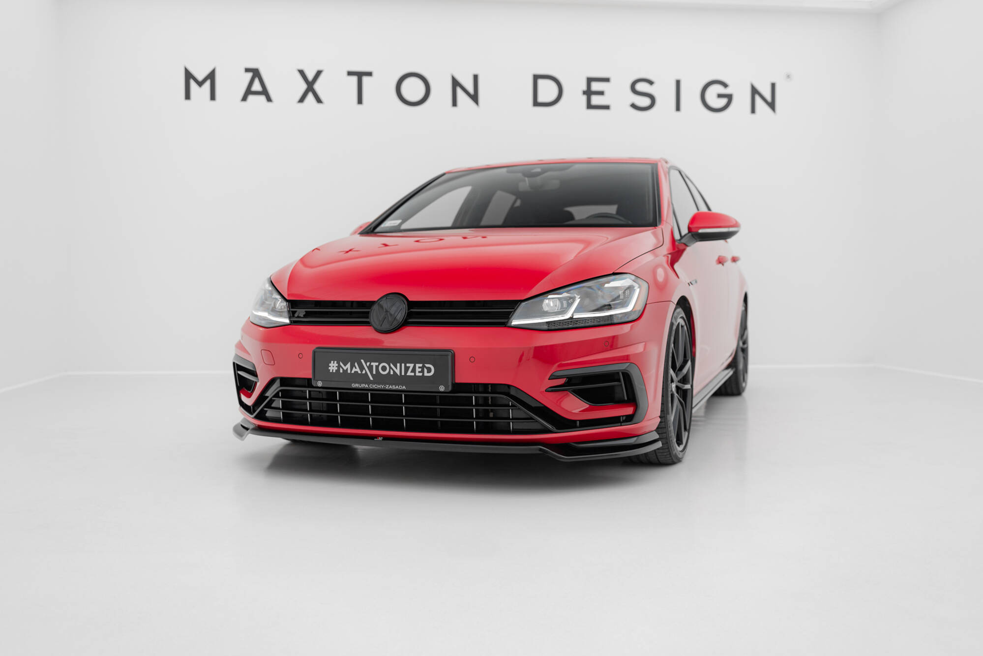 Etusplitteri (V3) Volkswagen Golf R / R-Line Mk7 Facelift, Maxton