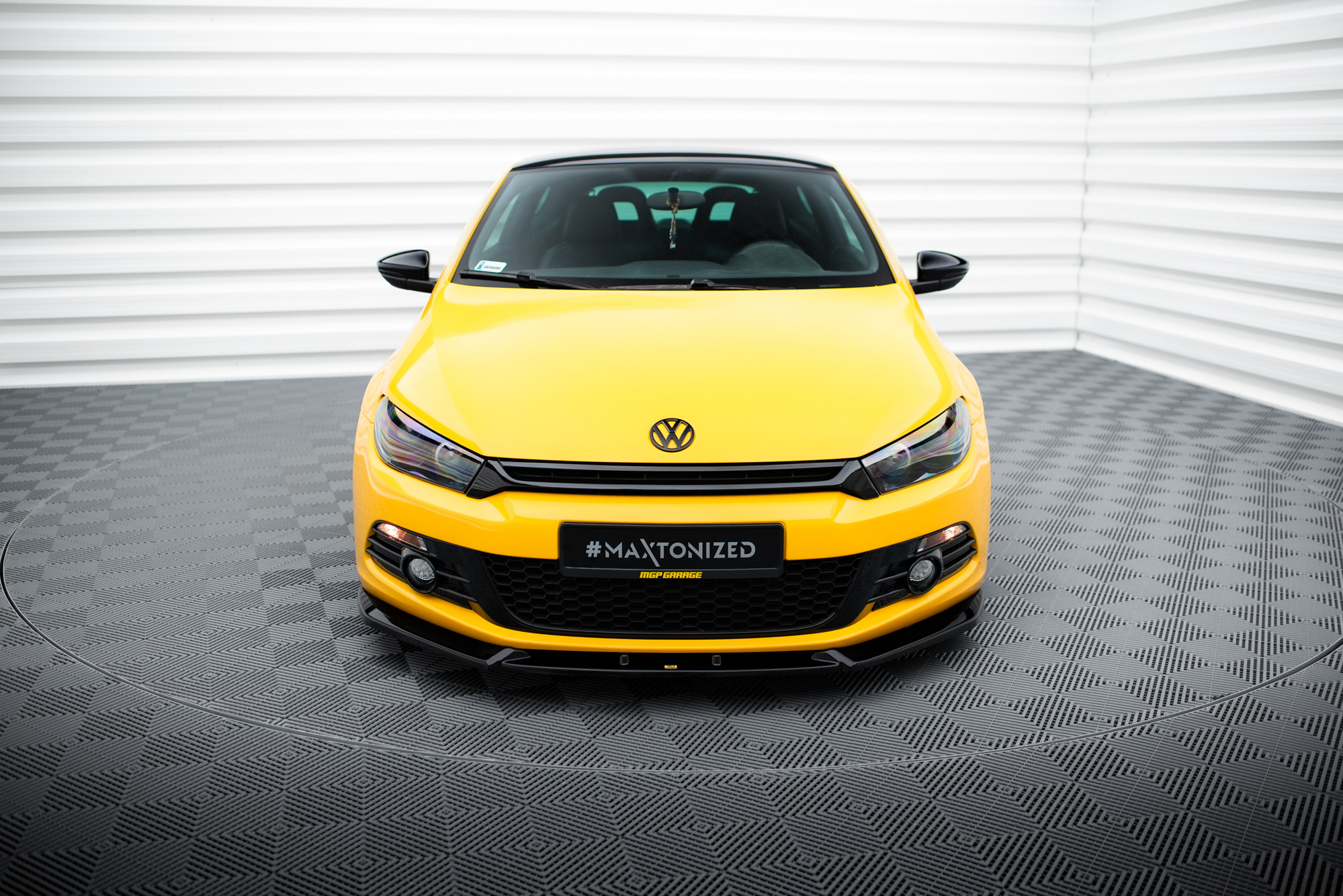 Etusplitteri (V3) Volkswagen Scirocco Mk3, Maxton-2