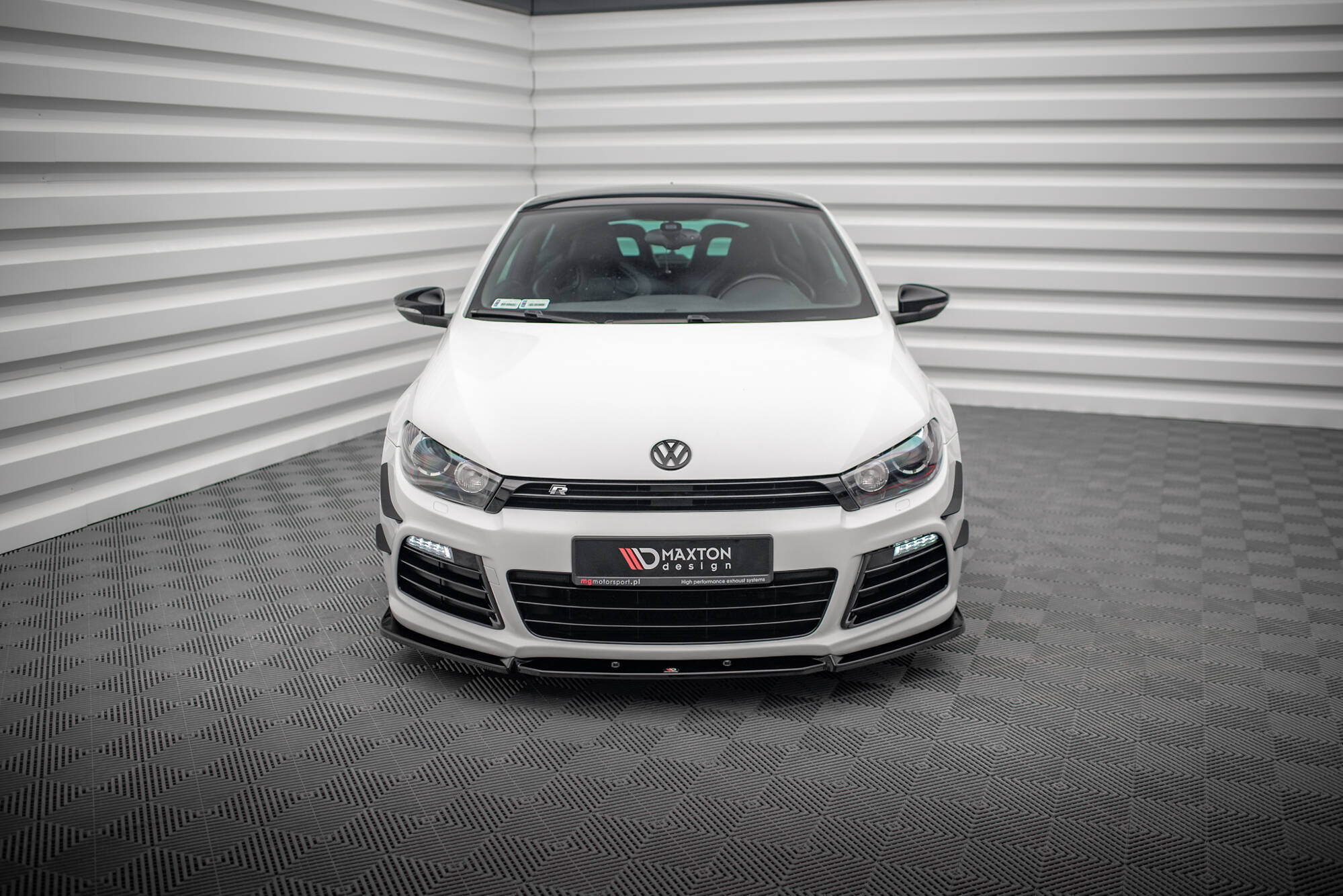 Etusplitteri (V3) Volkswagen Scirocco R Mk3, Maxton-2