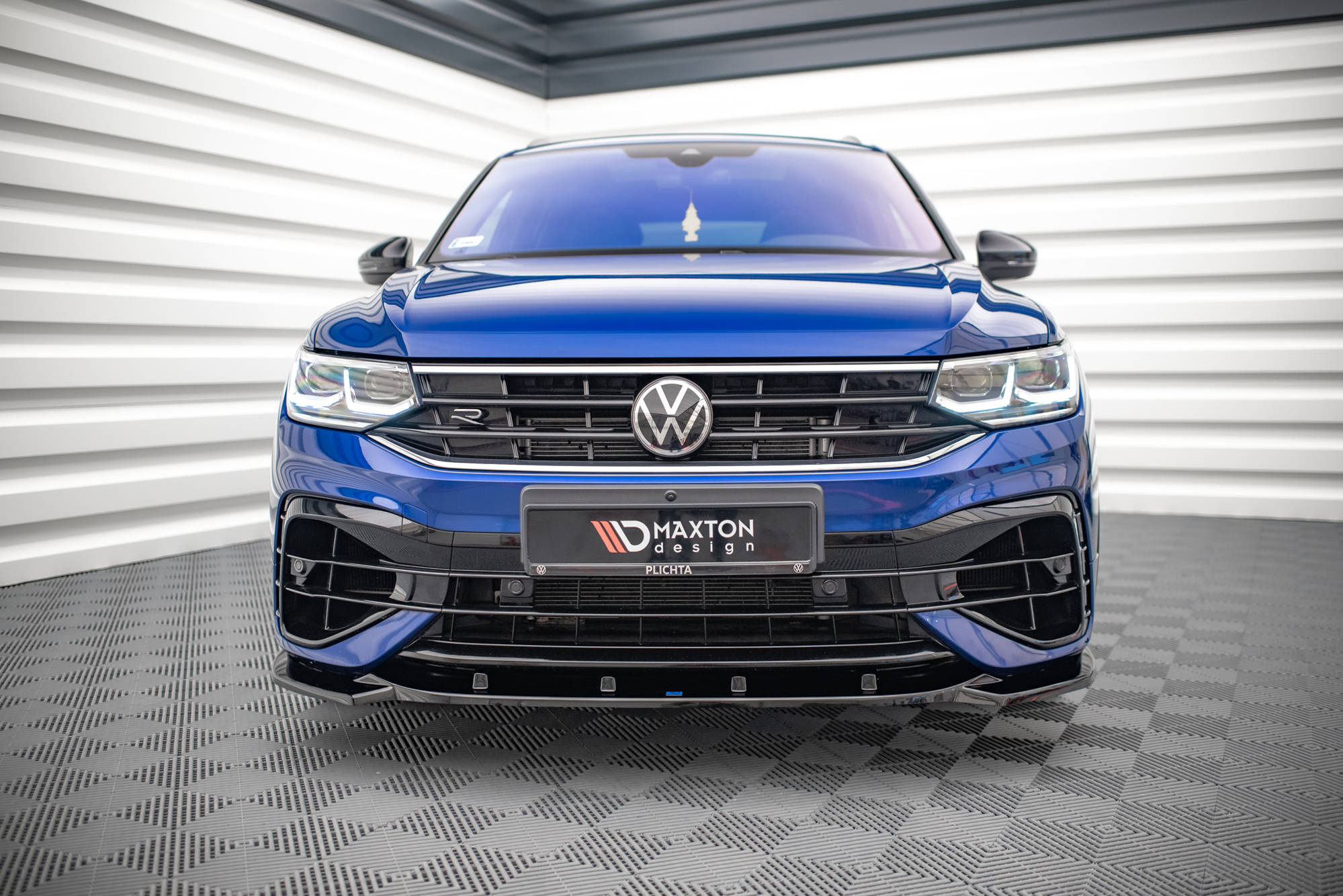 Etusplitteri (V3) Volkswagen Tiguan R / R-Line Mk2 Facelift, Maxton-2