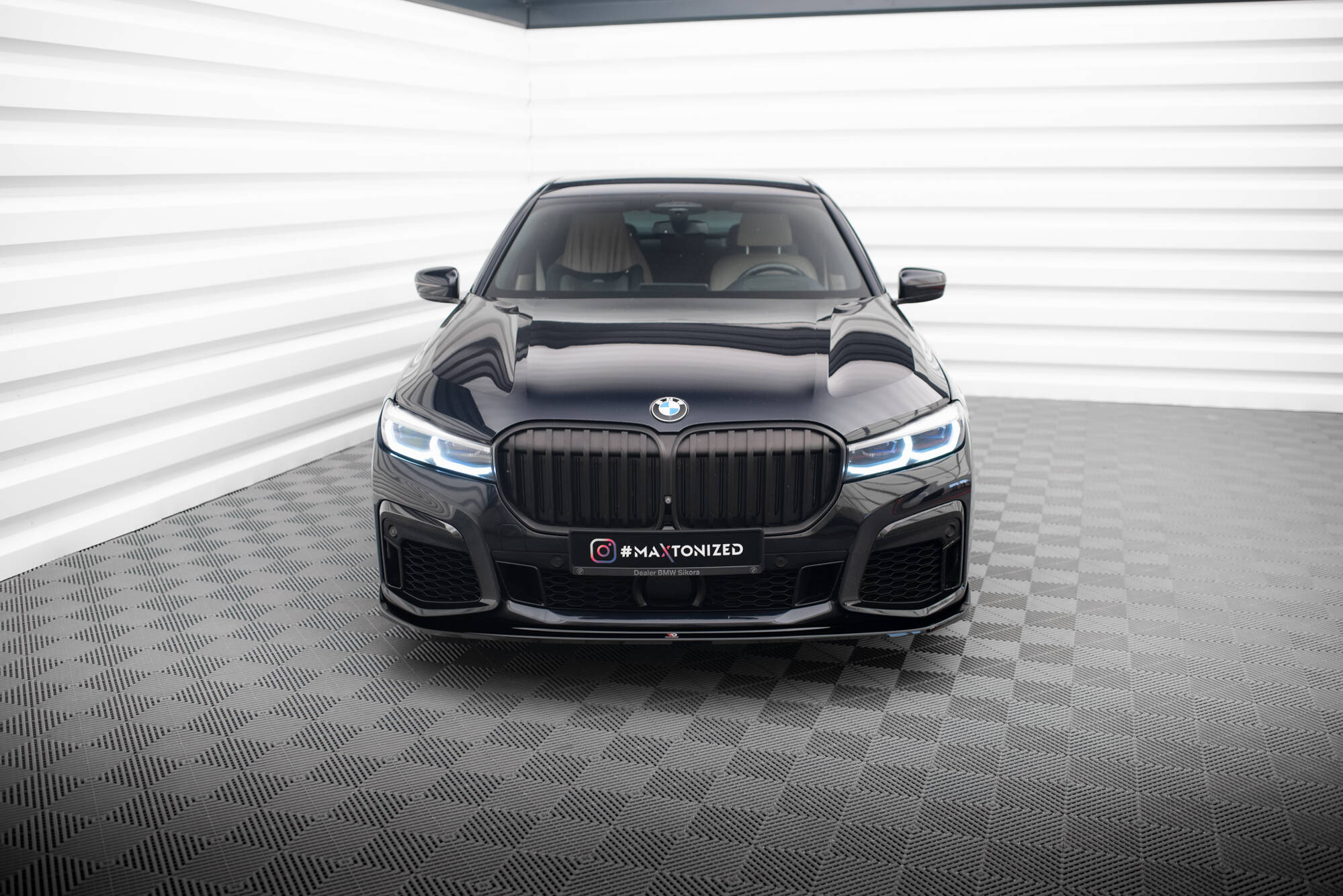 Etusplitteri (V4) BMW 7 M-Pack G11 / G12 Facelift, Maxton-2
