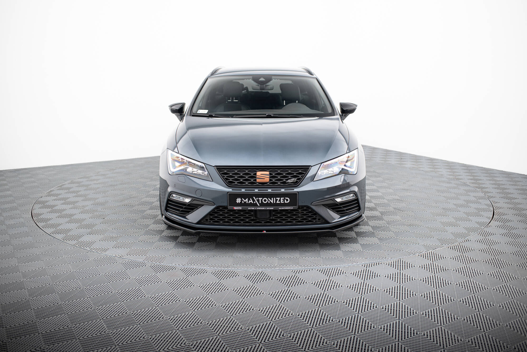 Etusplitteri (V4) Seat Leon Cupra / FR Mk3 FL, Maxton-2