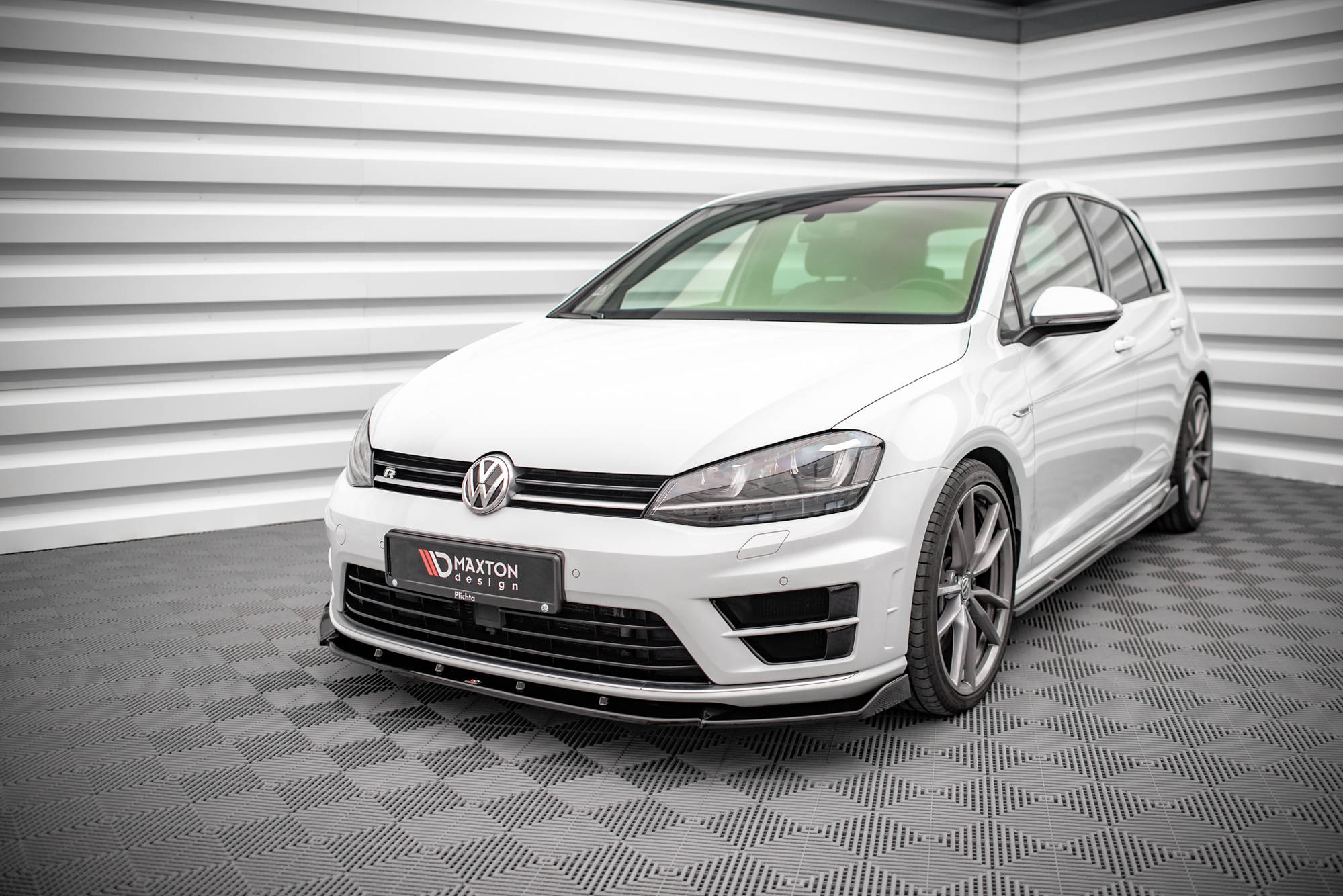 Etusplitteri (V4) Volkswagen Golf R / R-Line Mk7, Maxton