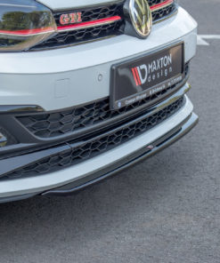 Etusplitteri (V4) Volkswagen Polo GTI / R-line Mk6, Maxton-4