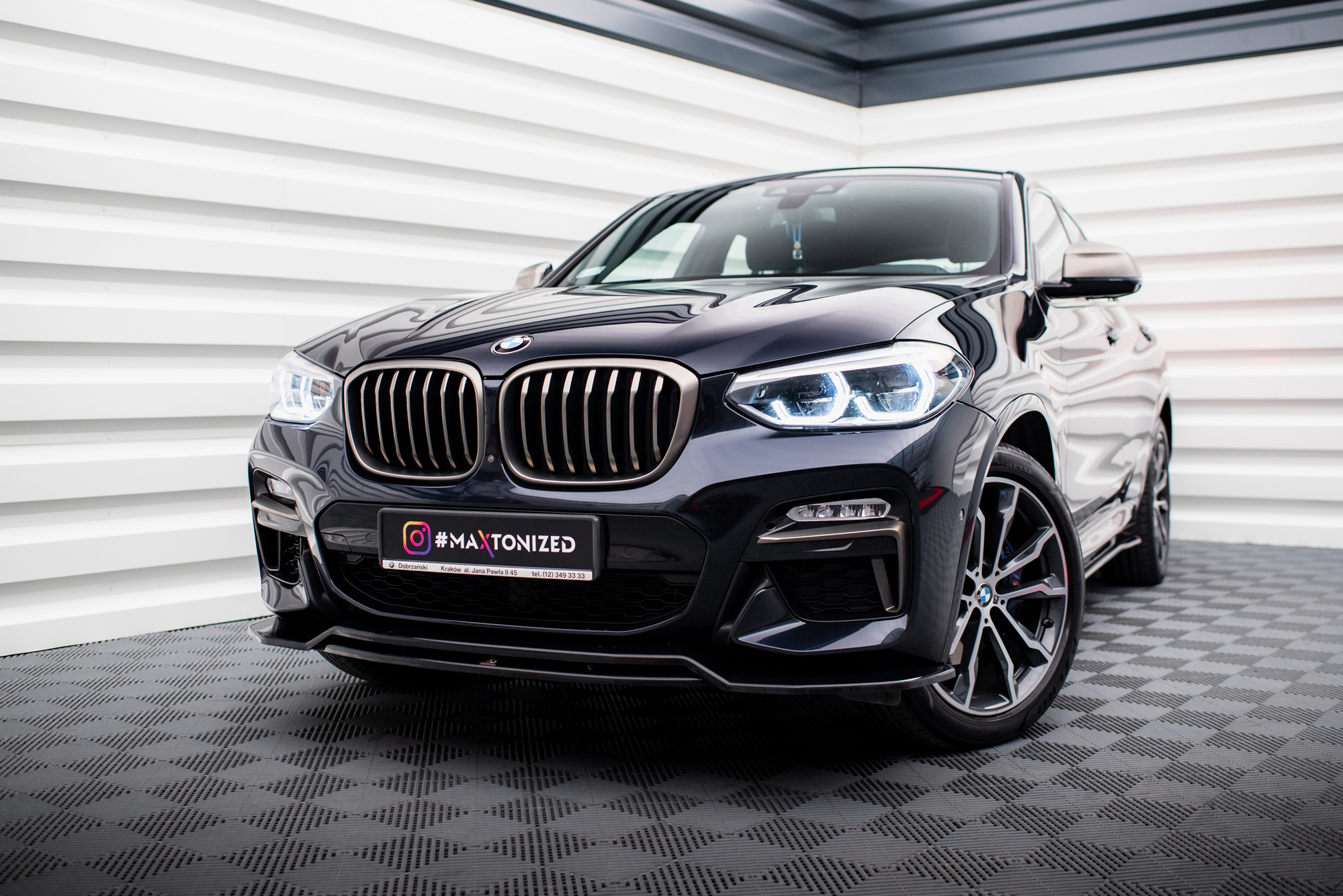 Etusplitteri BMW X4 M-Pack G02, Maxton