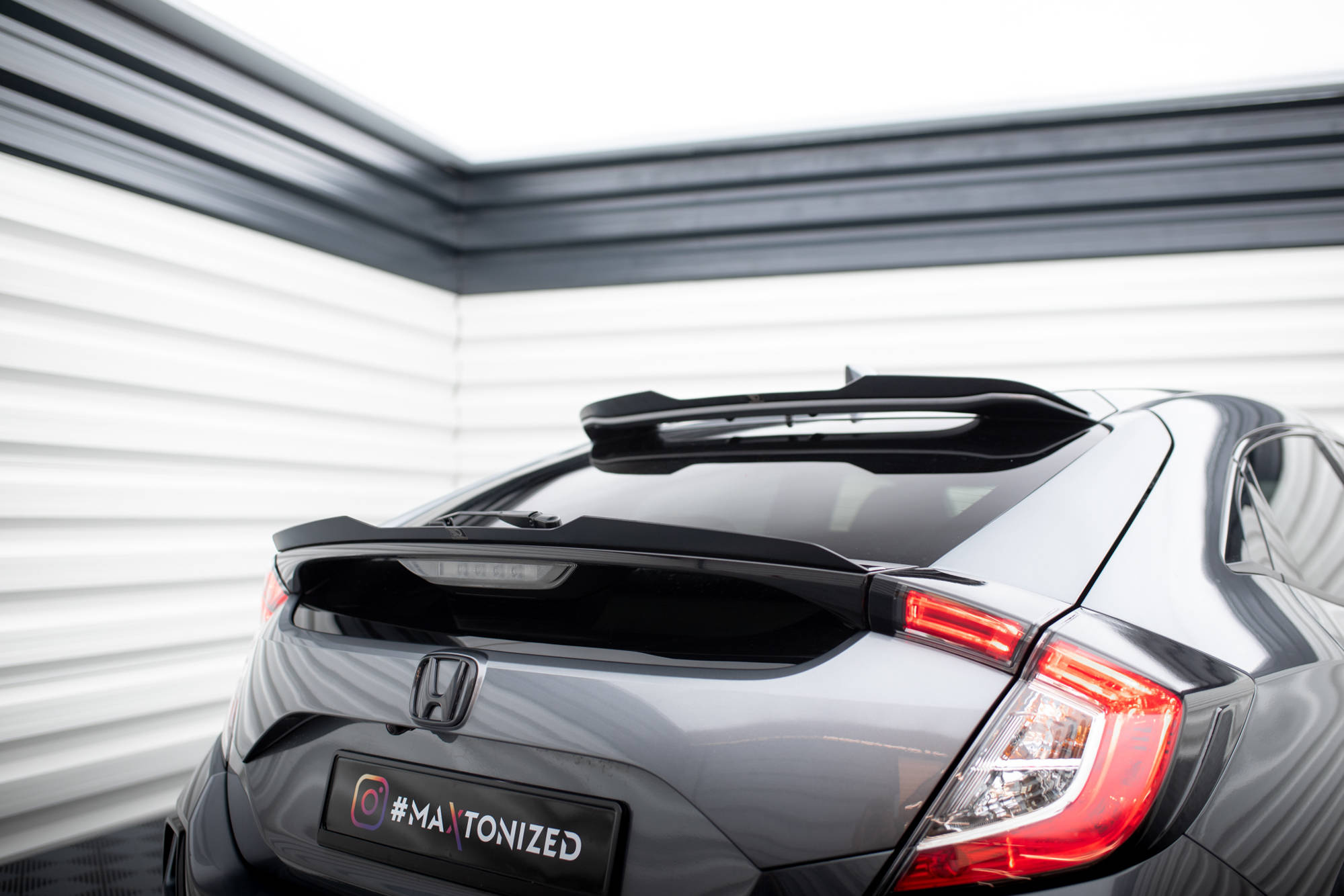 Alempi spoilerilippa Honda Civic Sport Mk 10, Maxton-3