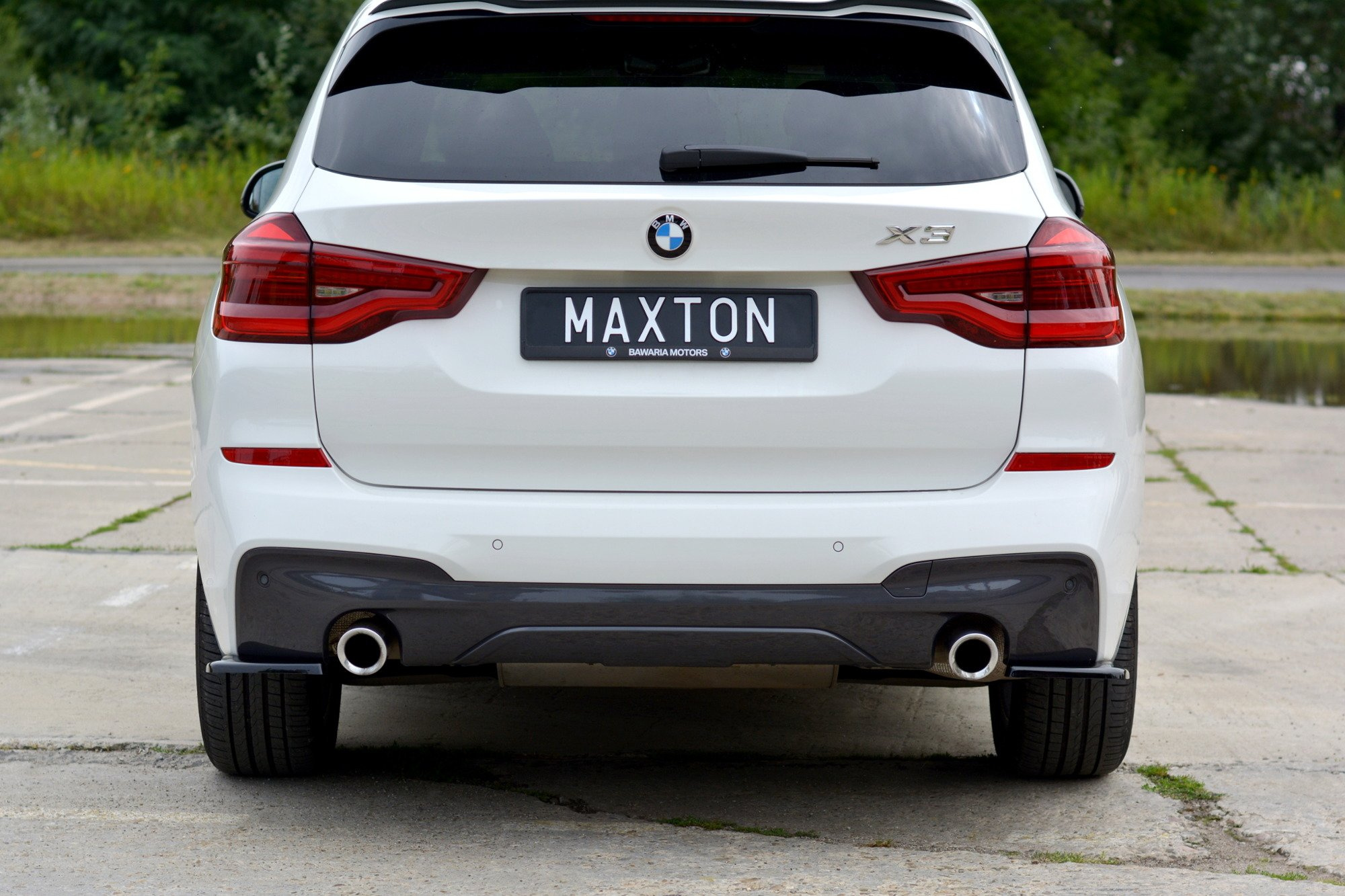Takasplitterit BMW X3 G01 M-PACK, Maxton-2
