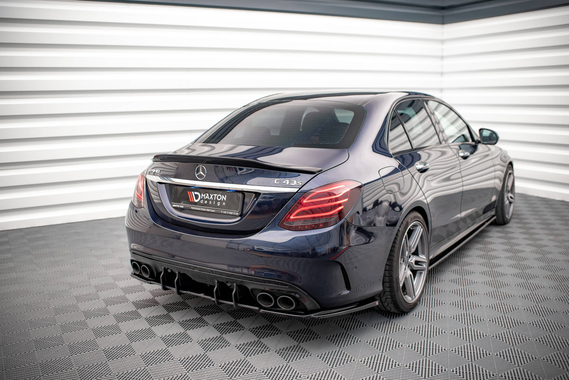 Taka sivusplitterit Mercedes-AMG C 43 Sedan W205 Facelift, Maxton