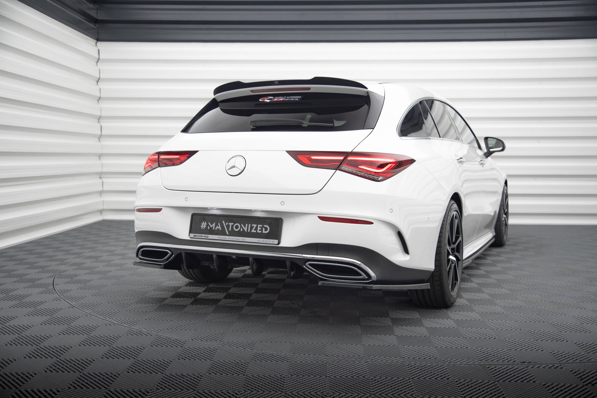 Taka sivusplitterit Mercedes-Benz CLA AMG-Line X118, Maxton-2