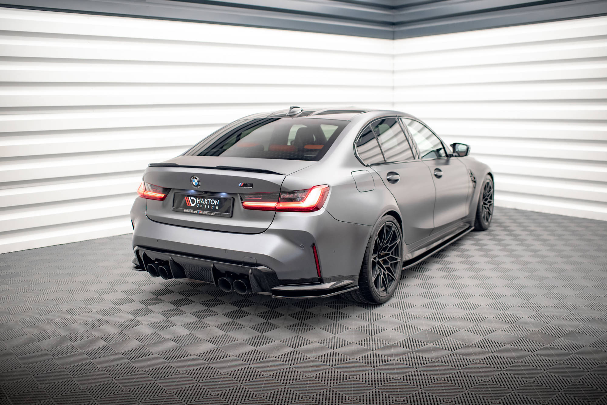 Takasplitterit (V1) BMW M3 Sedan / Touring G80 / G81, Maxton-3