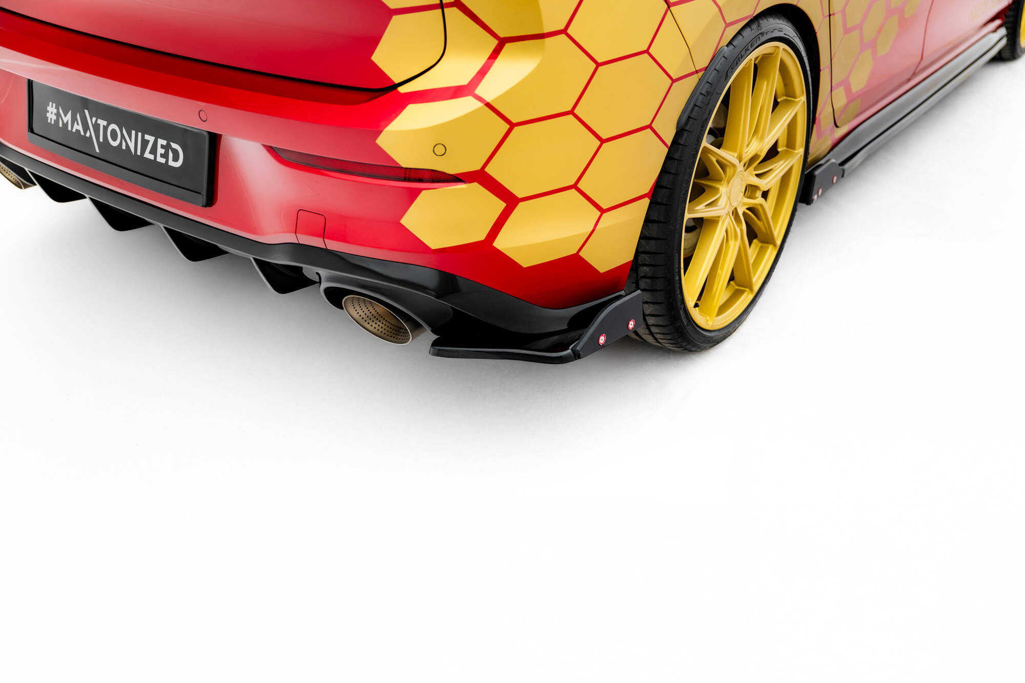 Taka sivusplitterit (V1) + Levikelipat Volkswagen Golf GTI Clubsport Mk8 Facelift, Maxton