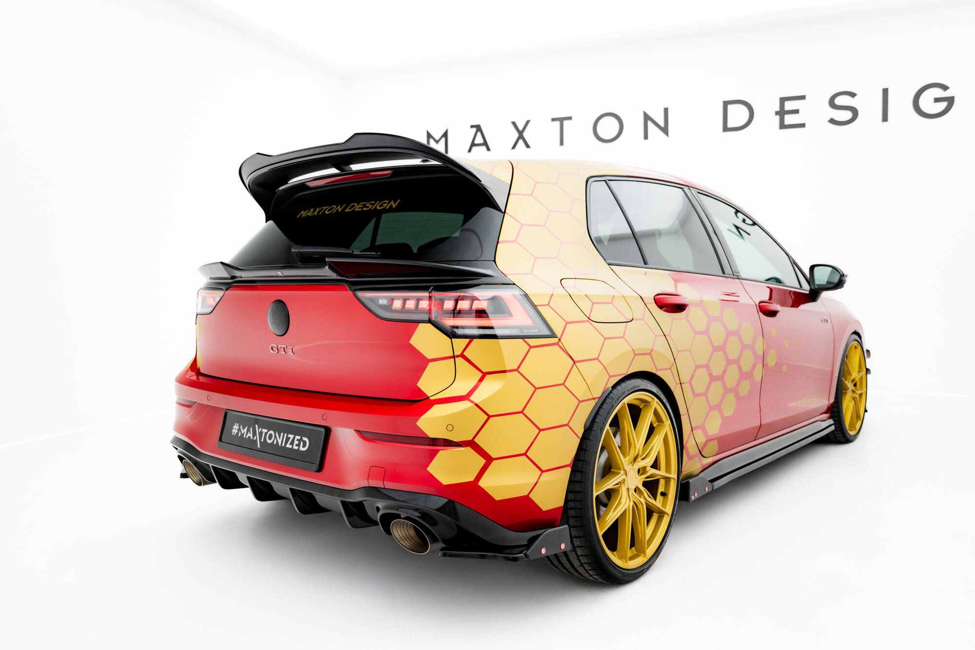 Taka sivusplitterit (V1) + Levikelipat Volkswagen Golf GTI Clubsport Mk8 Facelift, Maxton-3