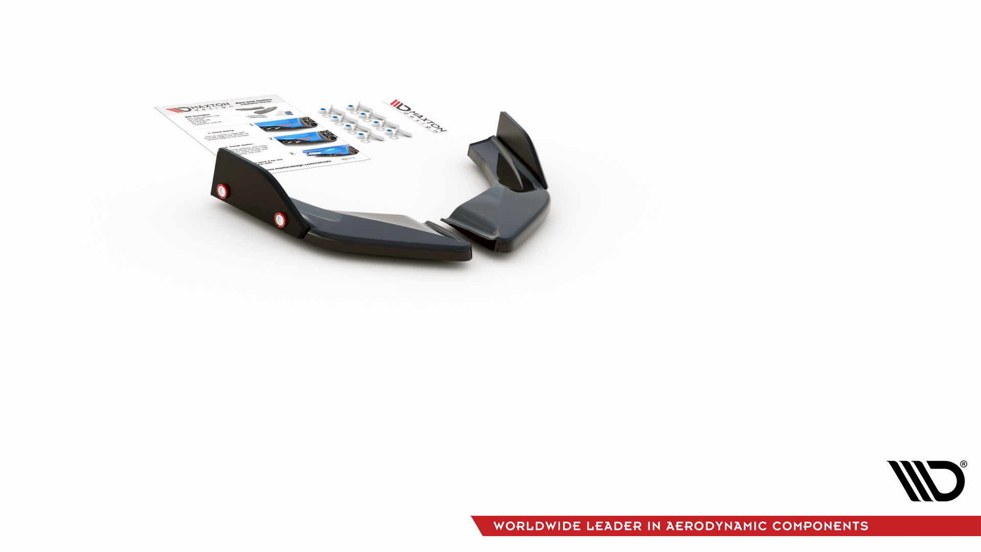 Taka sivusplitterit (V2) + Levikelipat Volkswagen Golf GTI / GTE Mk8, Maxton-4