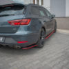 Taka sivusplitterit (V4) Seat Leon Cupra Mk3 FL Sportstourer, Maxton-3