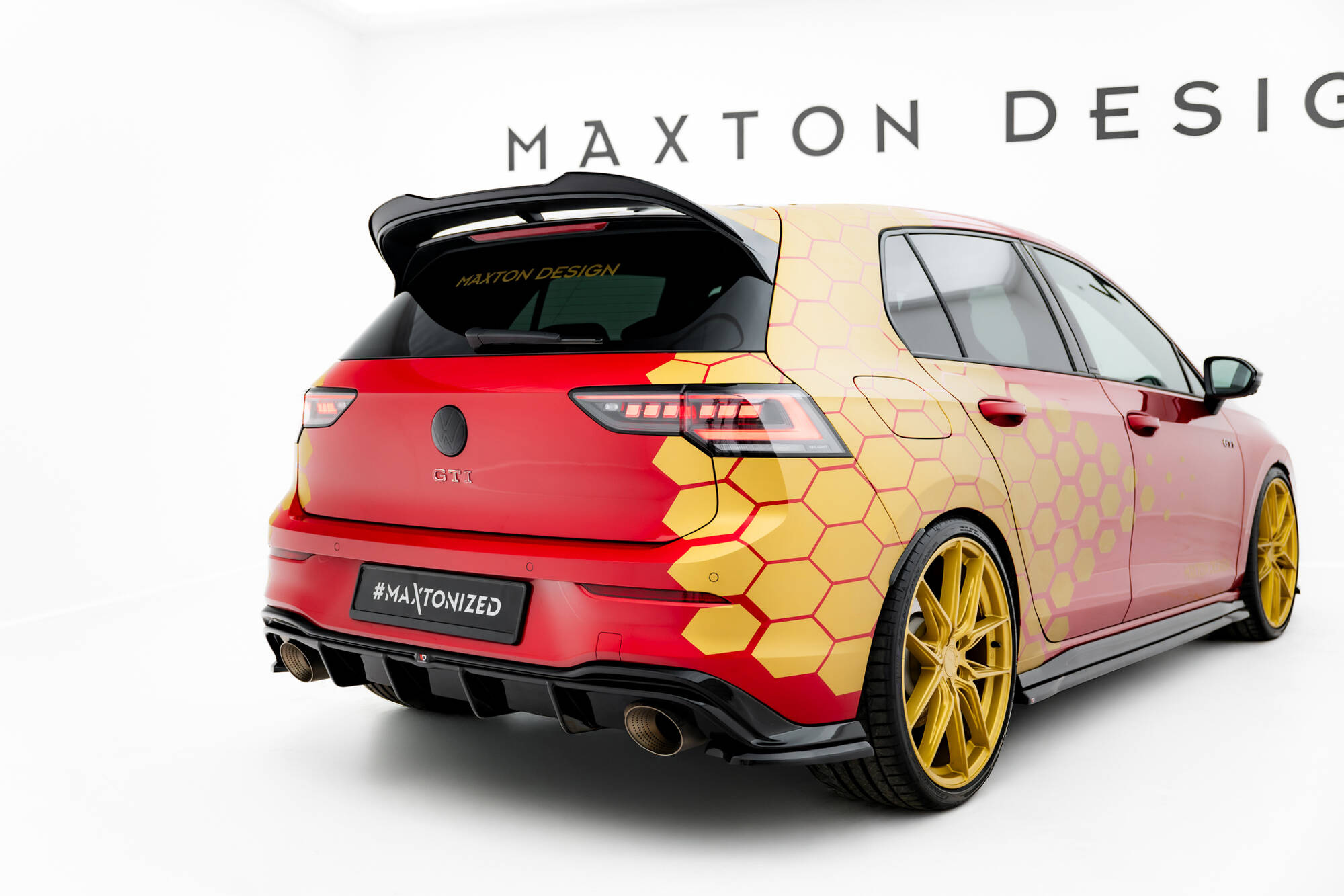 Taka sivusplitterit (V4) Volkswagen Golf GTI Clubsport Mk8 Facelift, Maxton-2