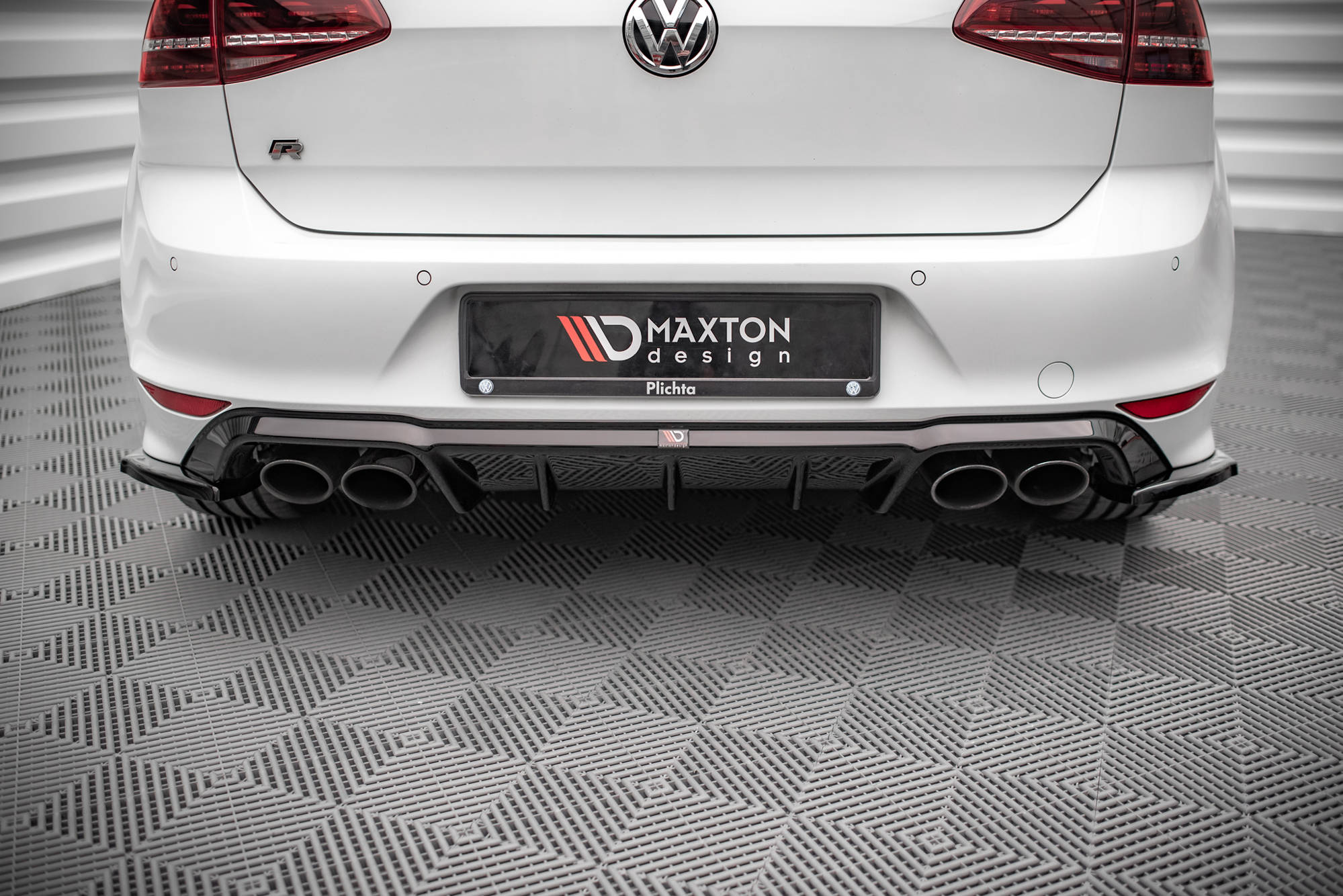 Taka sivusplitterit (V4) Volkswagen Golf R Mk7, Maxton-3
