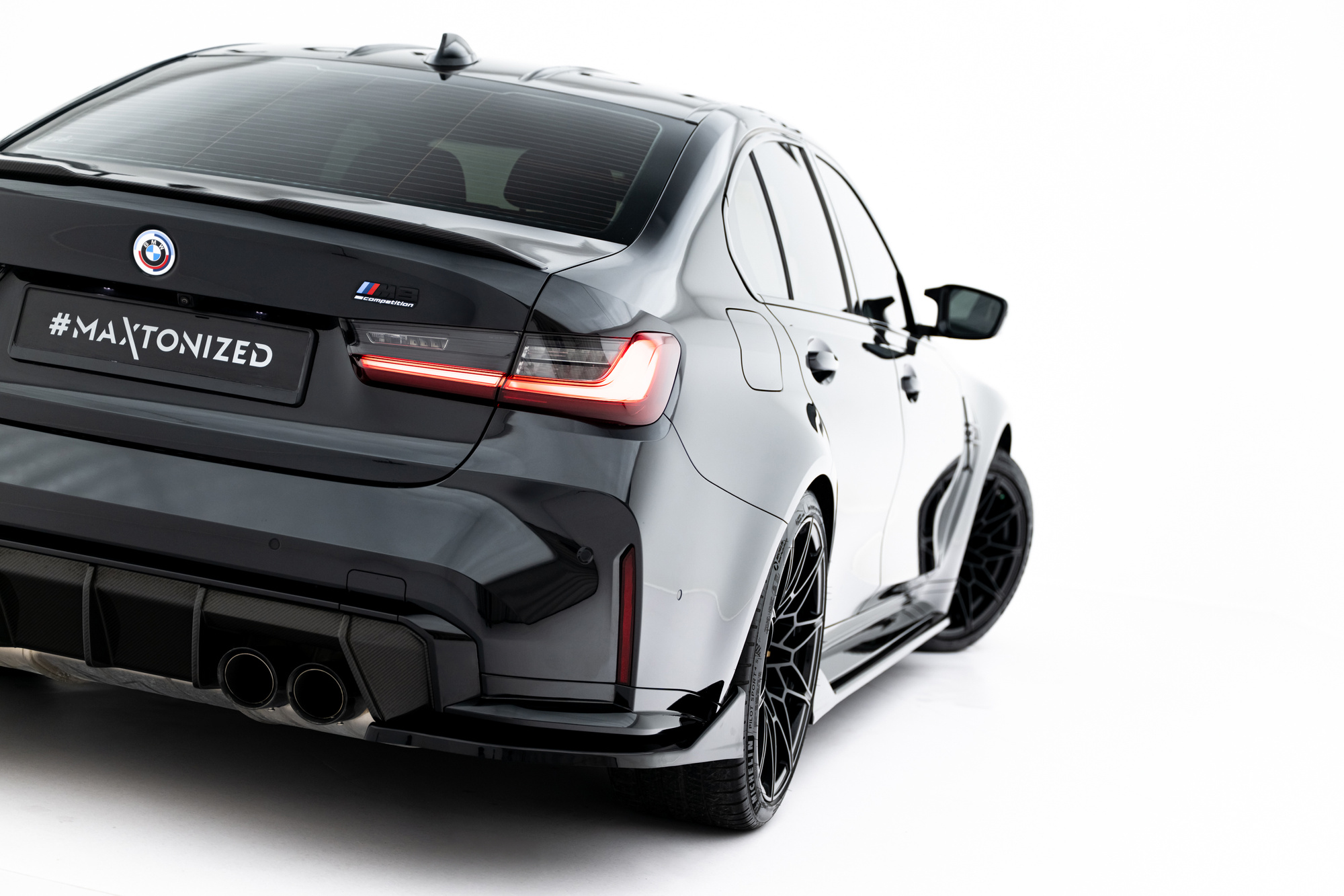 Takasplitterit (V5) BMW M3 Sedan / Touring G80 / G81, Maxton