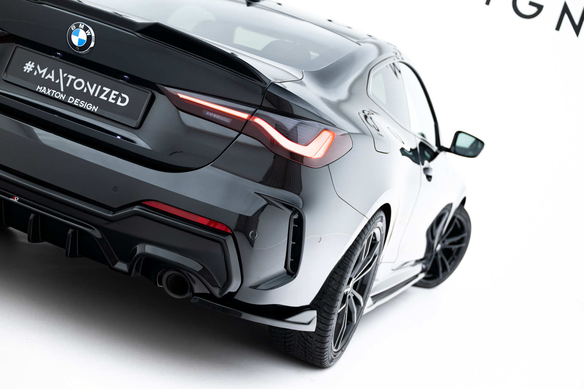 Takasplitterit (V8) BMW 4 M-Pack G22 / G23, Maxton