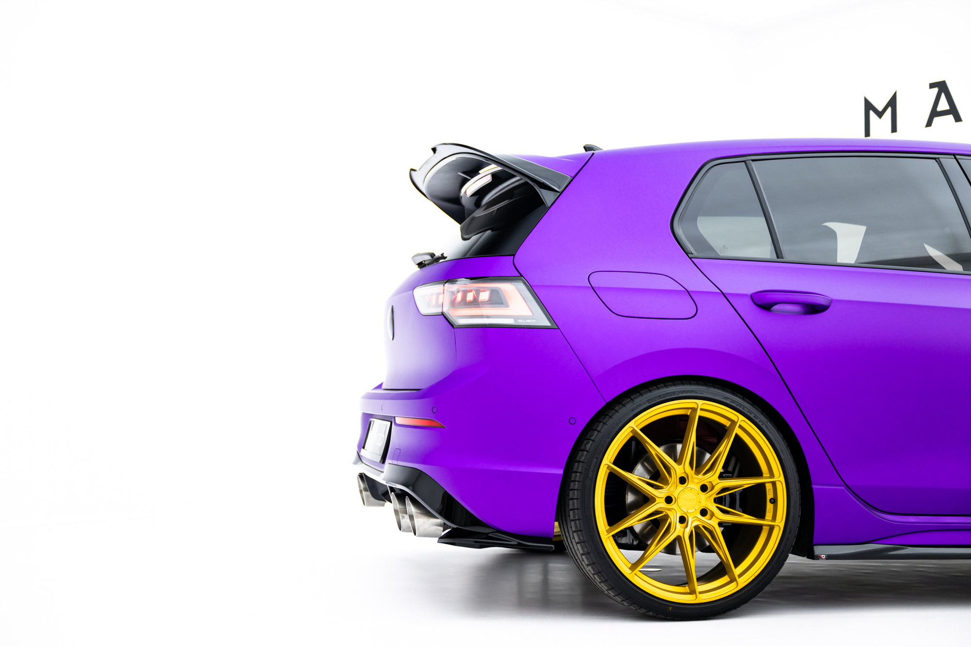Taka sivusplitterit (V8) Volkswagen Golf R Mk8 / Mk8 Facelift, Maxton-3