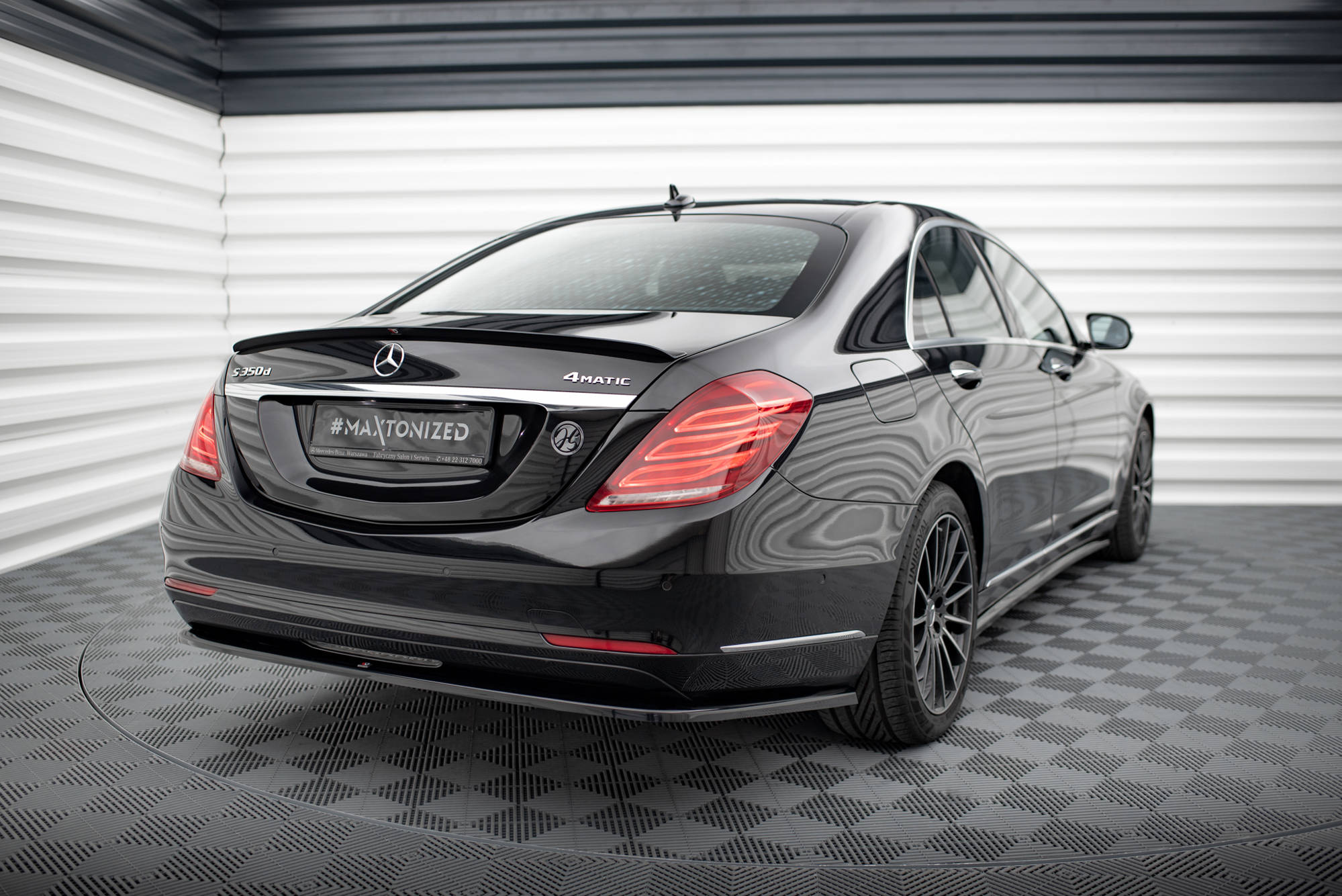 Takasplitteri (V1) Mercedes-Benz S W222, Maxton-2