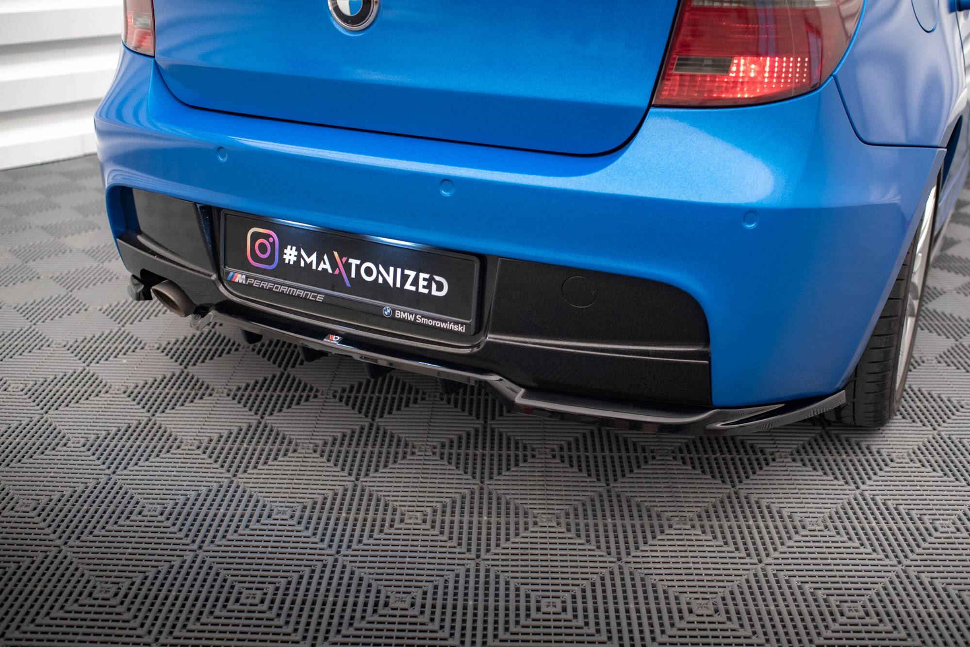 Takasplitteri BMW 1 M-Pack E87 Facelift, Maxton