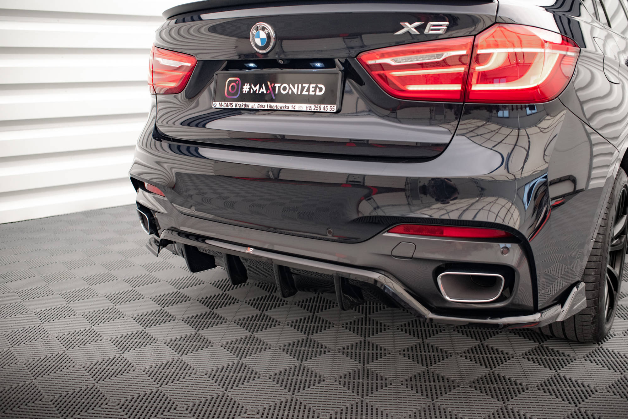 Takasplitteri BMW X6 M-Pack F16, Maxton