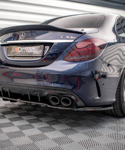 Takasplitteri (w/ v. bars) Mercedes-AMG C 43 Sedan W205 Facelift, Maxton