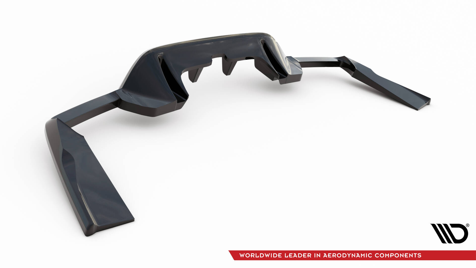 Takasplitteri (w/ v. bars) (V1) Mercedes-AMG GLC 63 SUV X253, Maxton-5