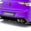 Takasplitteri (w/ v. bars) (V2) Volkswagen Golf R Mk8 / Mk8 Facelift, Maxton-4