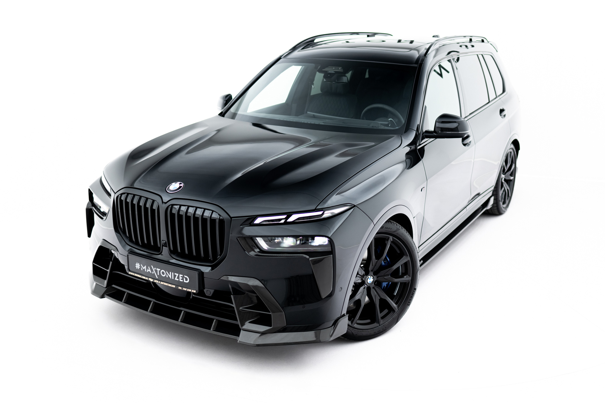 Hiilikuitu Splitterisarja V.2 BMW X7 M-Pack G07 Facelift, Maxton-3