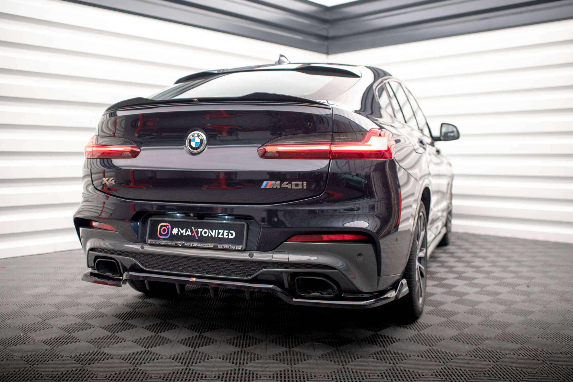 Spoilerilippa 3D BMW X4 M-Pack G02, Maxton-2