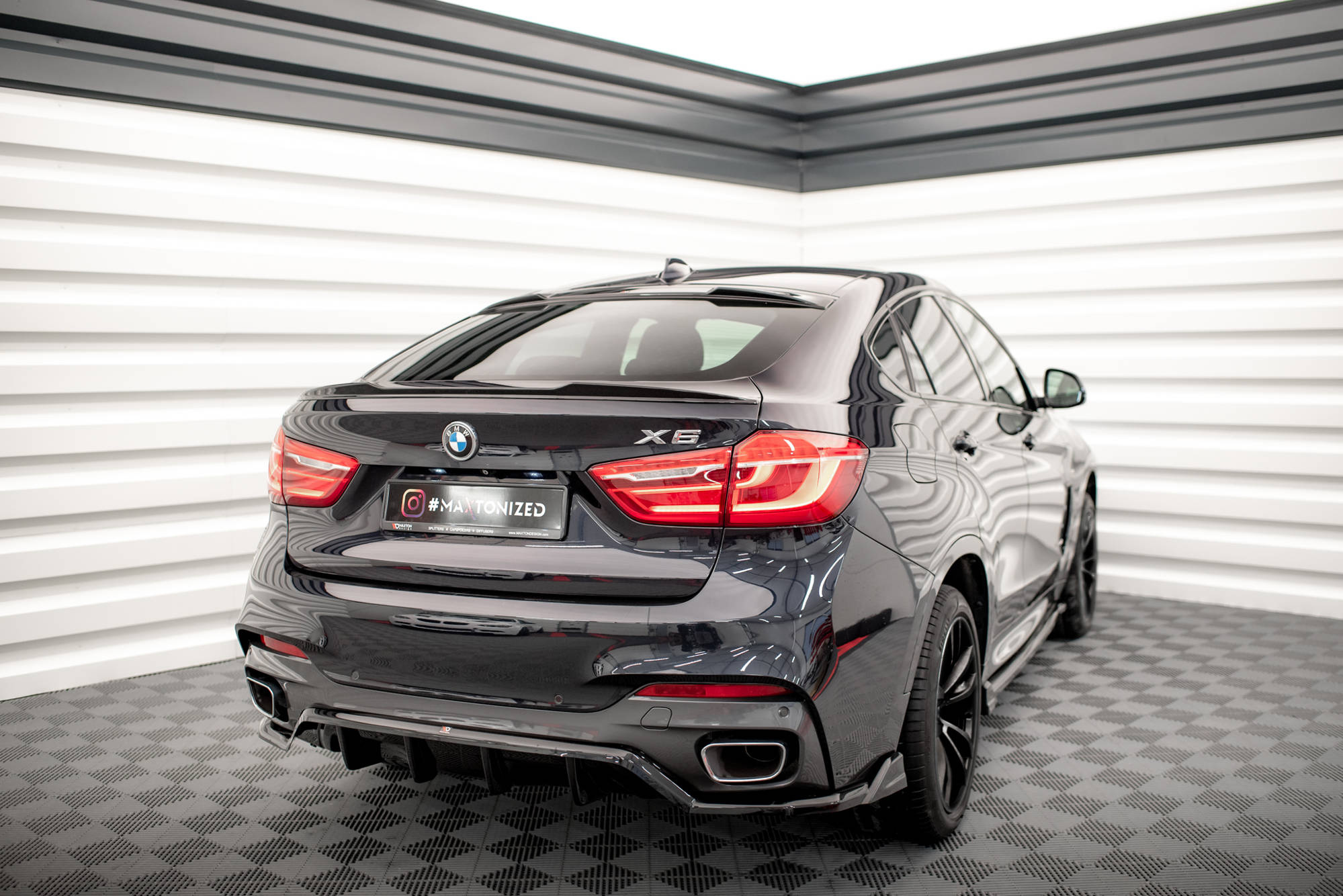 Spoilerilippa 3D (V1) BMW X6 F16 M-Pack / X6 M F86, Maxton-2