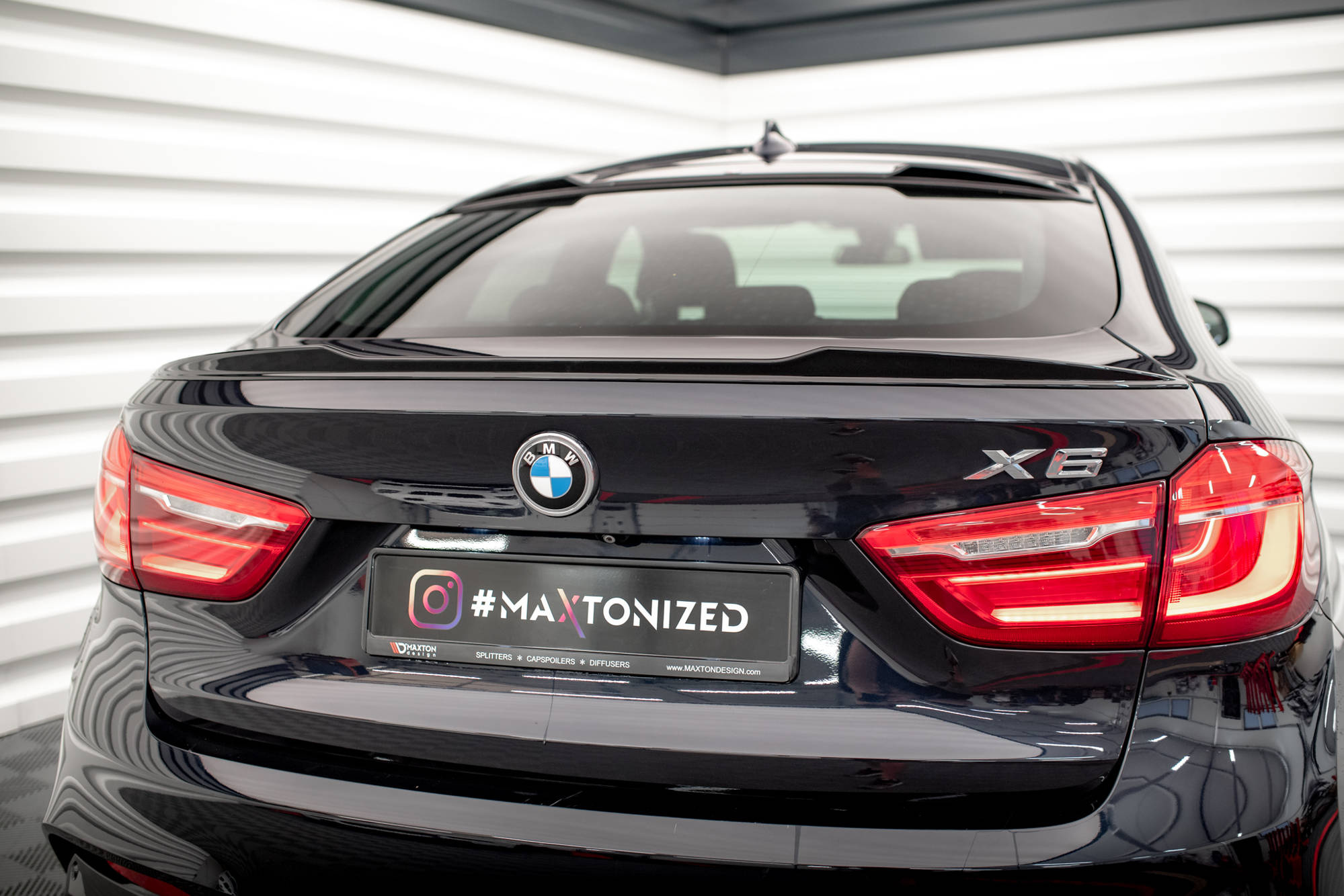 Spoilerilippa 3D (V1) BMW X6 F16 M-Pack / X6 M F86, Maxton-4