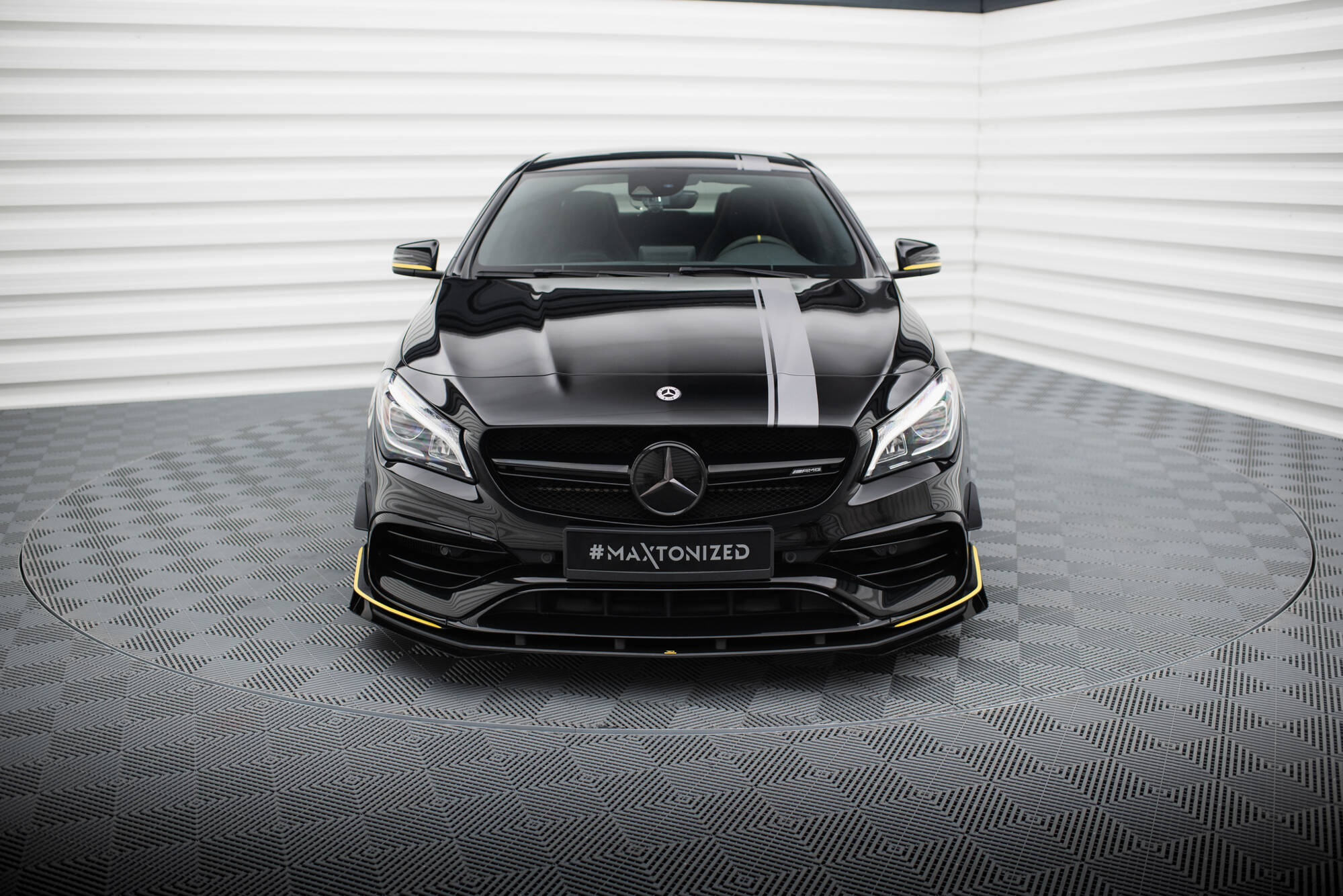 S-Pro Etusplitteri + Levikelipat Mercedes-AMG CLA 45 Aero C117 Facelift, Maxton-2
