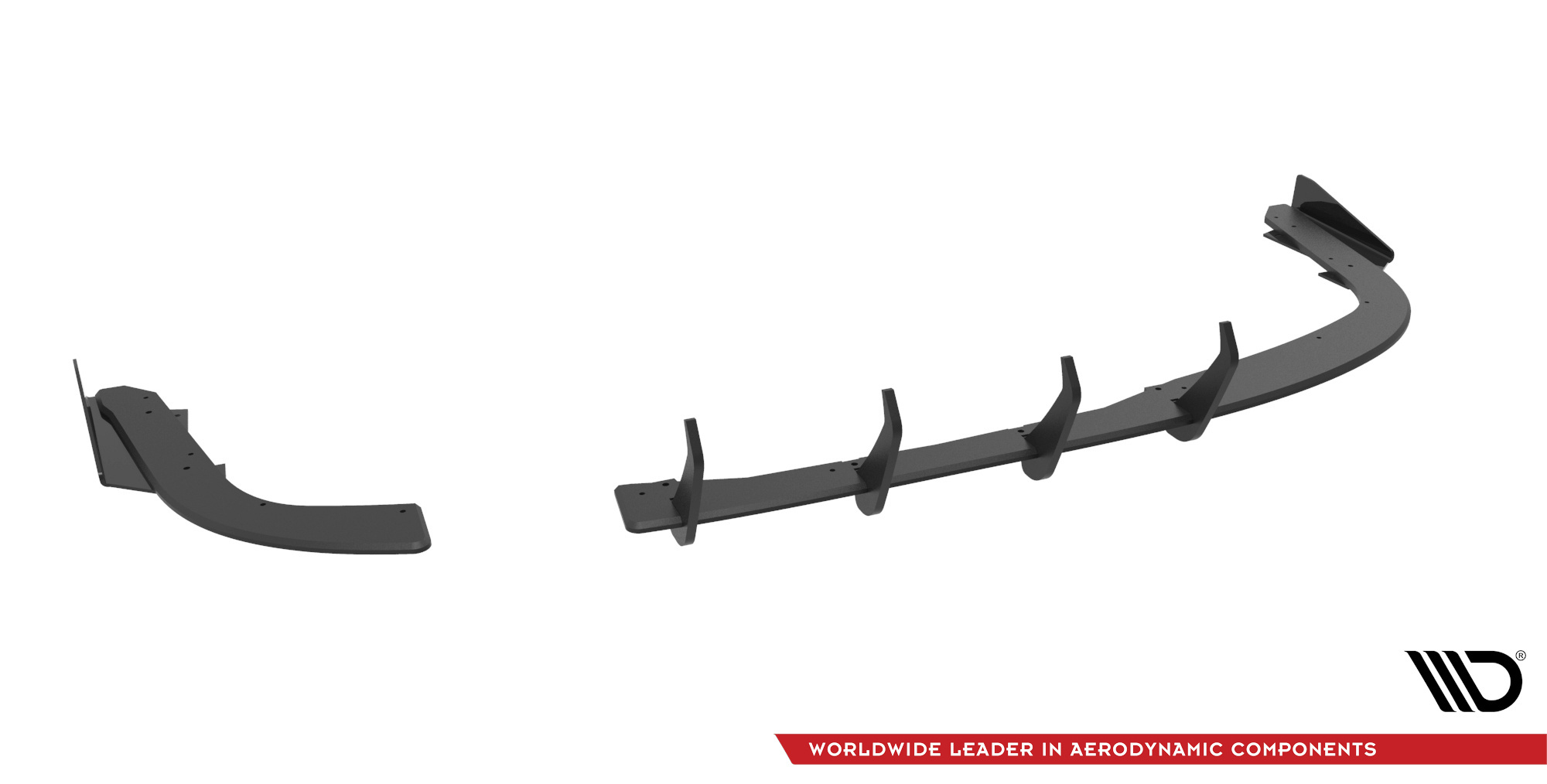 Street Pro Rear Side Splitters + Flaps BMW 4 Gran Coupe F36, Maxton-5