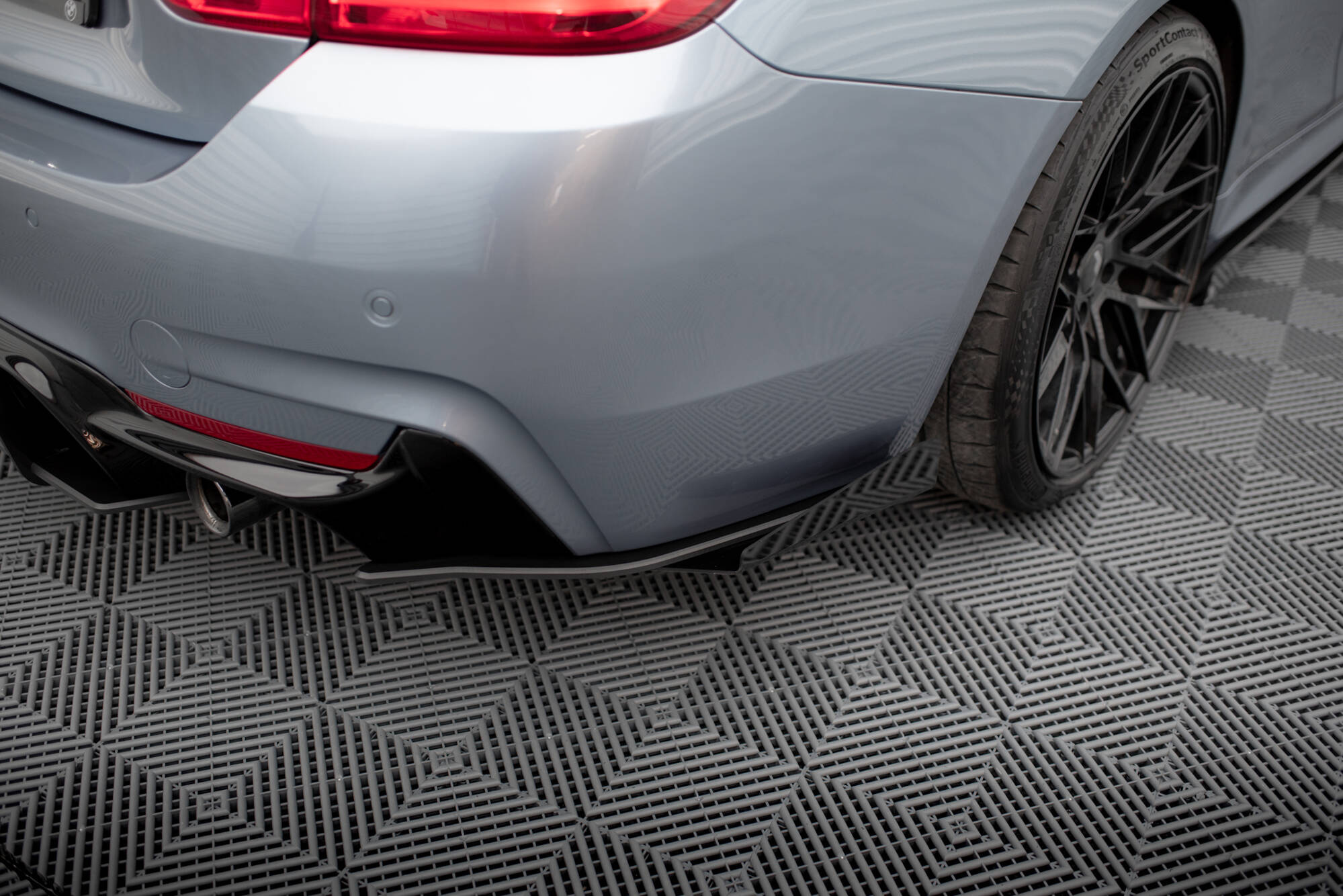 Street Pro Takasplitterit + Flaps BMW 435i Coupe M-Pack F32, Maxton